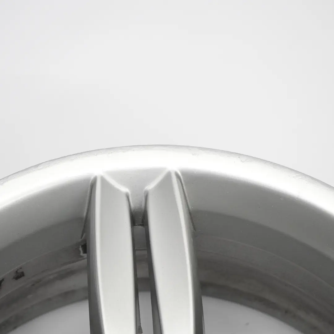BMW E81 E87 Rear Silver Alloy Wheel Rim 18" 8,5J M Double Spoke 208 - SKU 7839305-7 - Part number 7839305