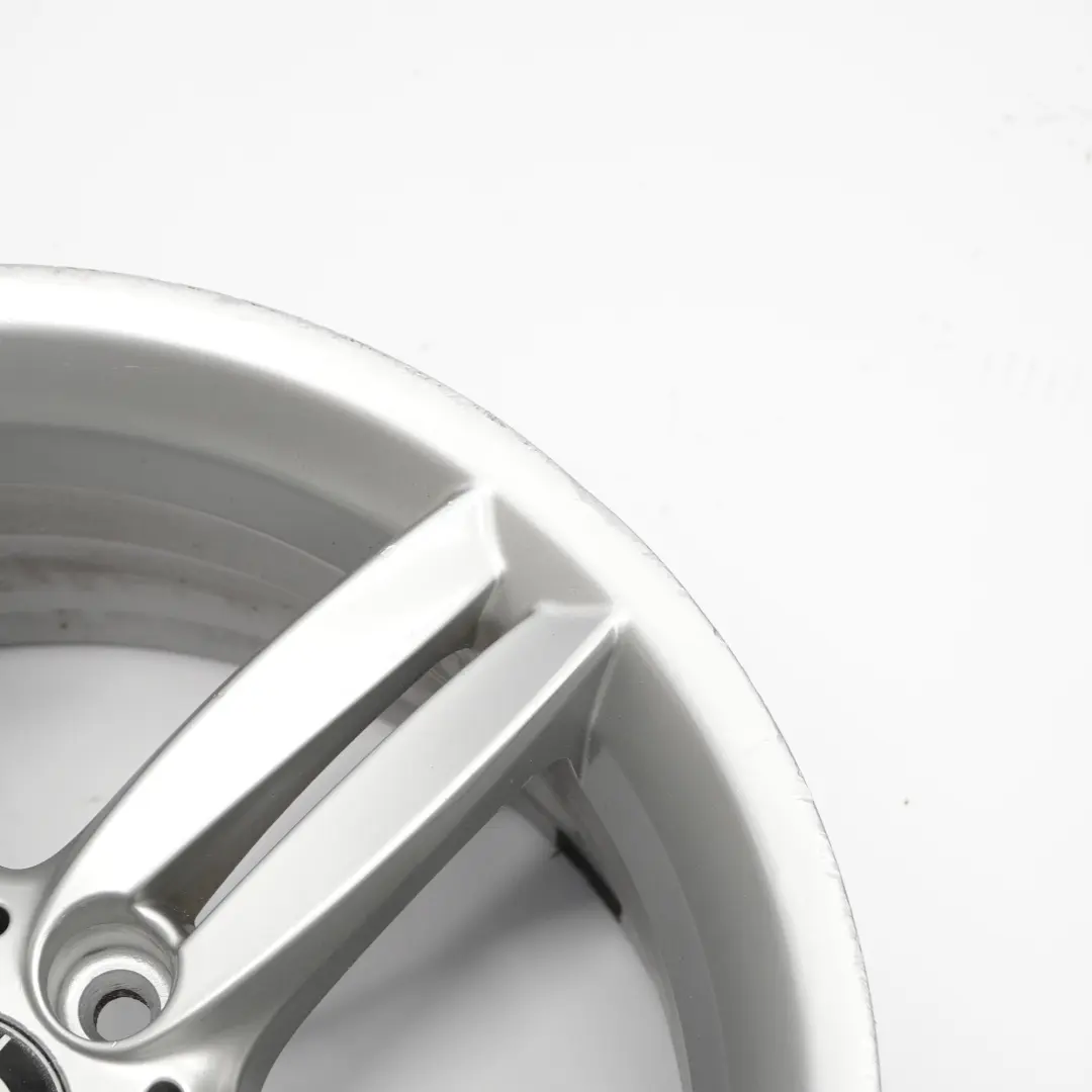 BMW E81 E87 Rear Silver Alloy Wheel Rim 18" 8,5J M Double Spoke 208 - SKU 7839305-8 - Part number 7839305