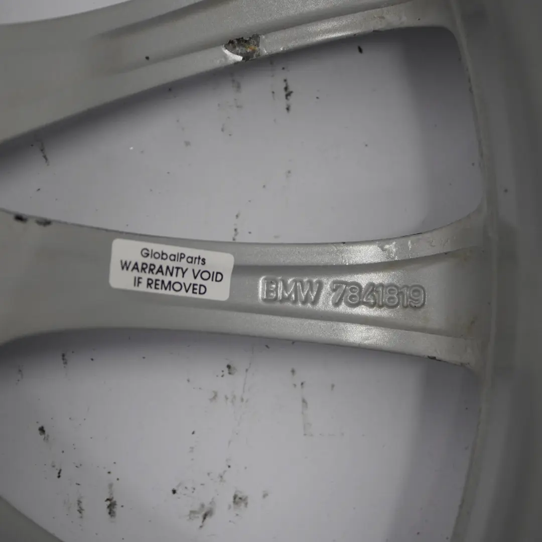  Jante BMW F01 F02 F07 Alliage Argent 19" à rayons en V 302 8,5J ET:25 - SKU 7841819-2 - Numéro de pièce 7841819