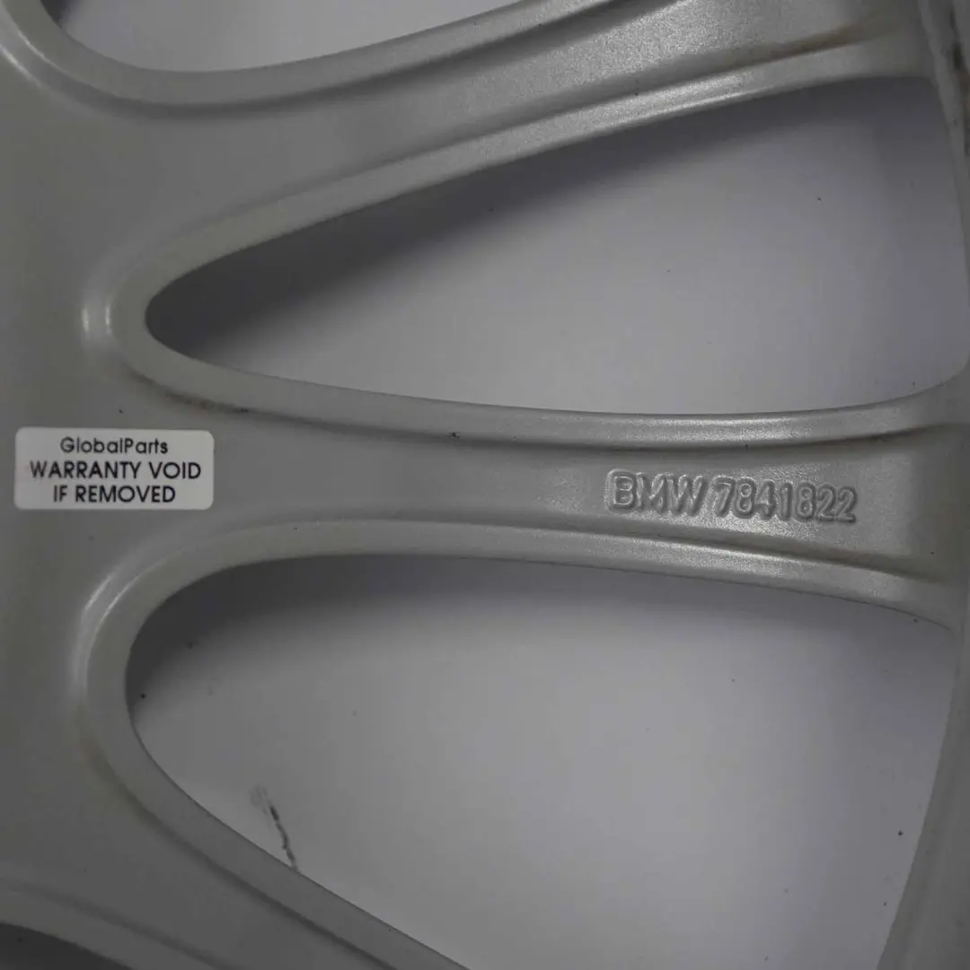 BMW F01 F02 F07 Jante Alliage Argent 19" à Rayons En V 302 9,5J ET:39 - SKU 7841822-1 - Numéro de pièce 7841822