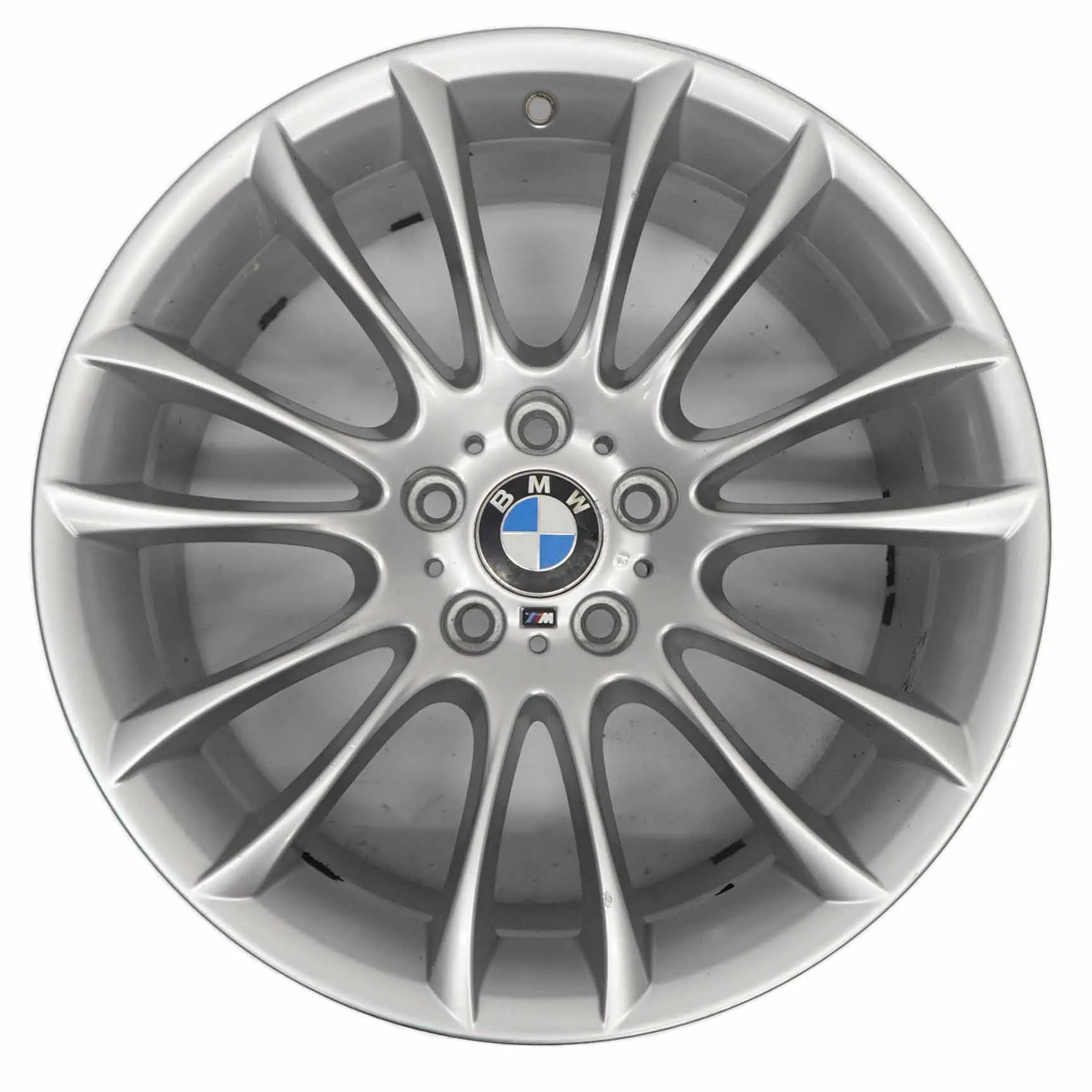BMW F01 F02 F07 Cerchio Ruota Lega D'argento 19" V Spoke 302 9,5J ET:39 7841822