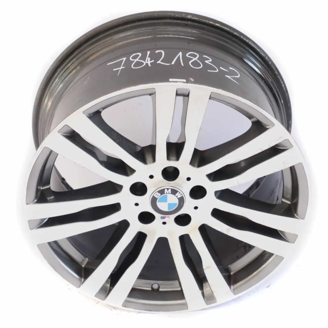 BMW X5 E70 Front Wheel Light Alloy Rim Grey M Double Spoke 20" 10J ET:40 - SKU 7842183-2 - Part number 7842183