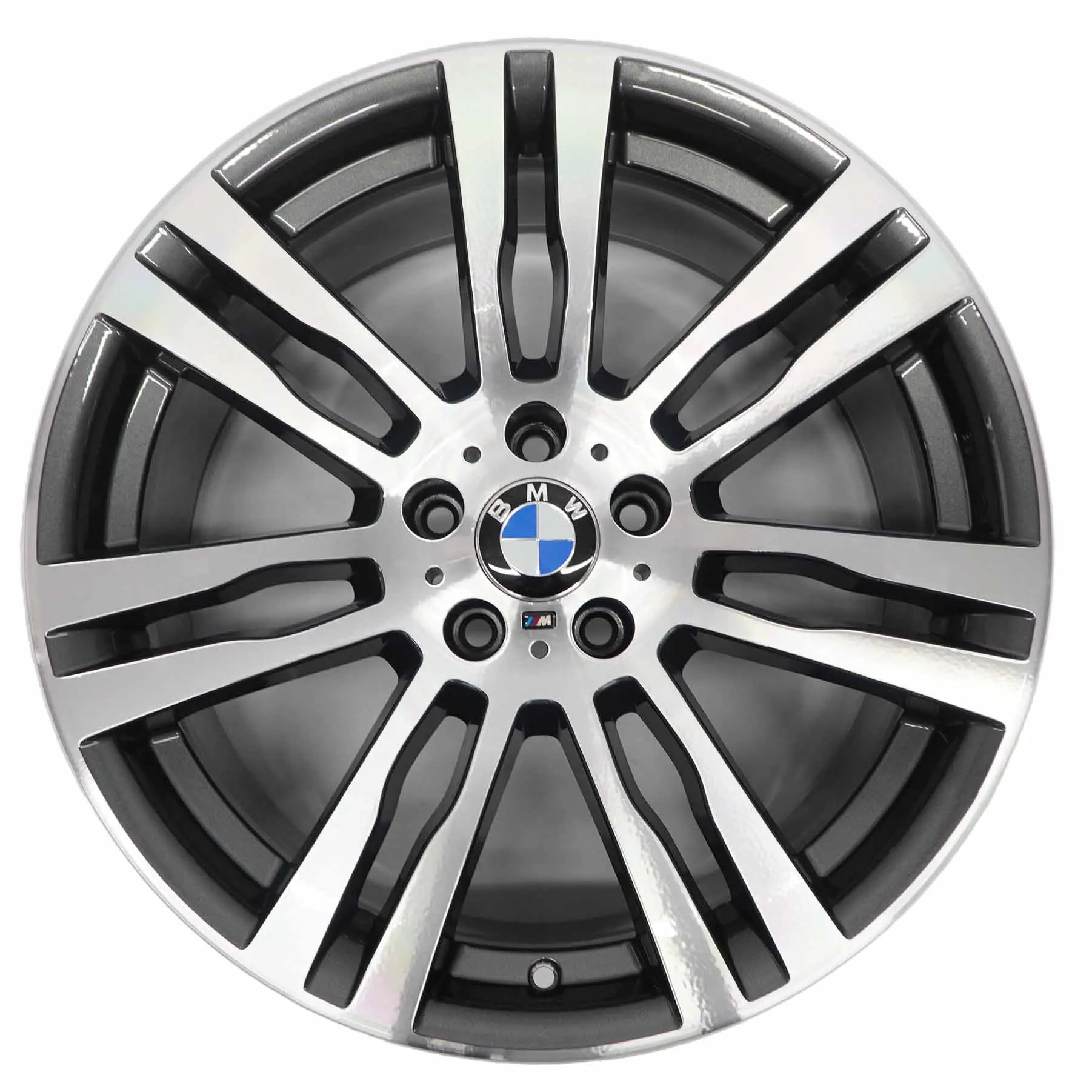 BMW X5 E70 Front Wheel Light Alloy Rim Grey M Double Spoke 20" 10J ET:40 7842183