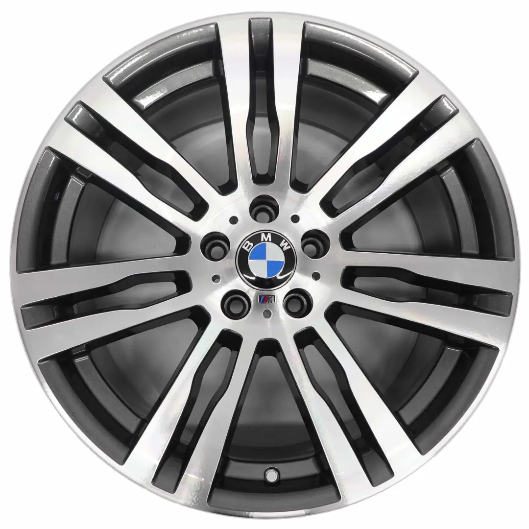 BMW X5 E70 Rear Wheel Light Alloy Rim Grey M Double Spoke 20" 11J ET:35 - SKU 7842184-1 - Part number 7842184