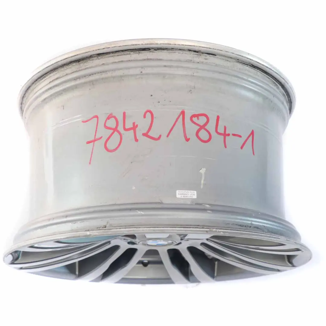 BMW X5 E70 Rear Wheel Light Alloy Rim Grey M Double Spoke 20" 11J ET:35 - SKU 7842184-1 - Part number 7842184