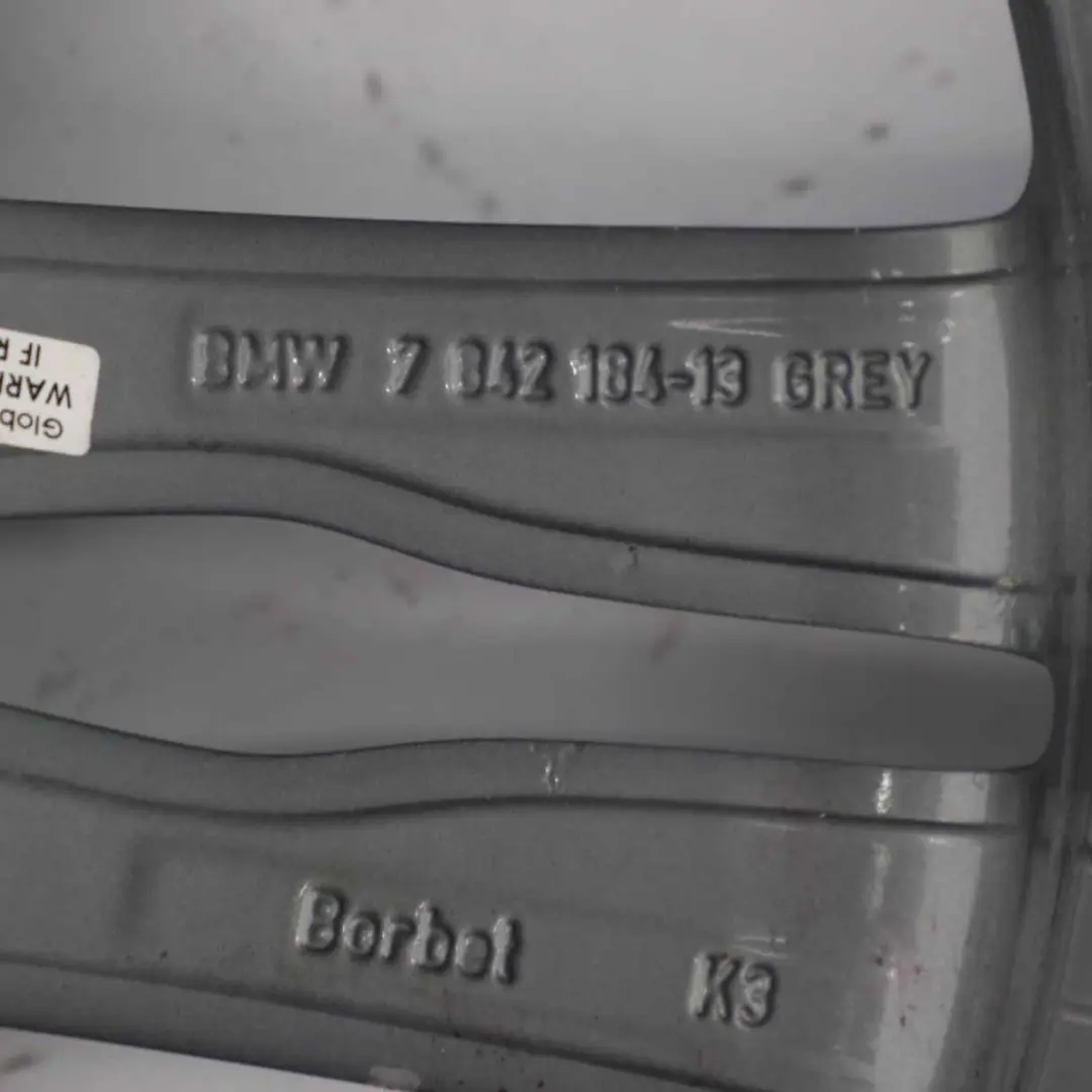 BMW X5 E70 Rear Wheel Light Alloy Rim Grey M Double Spoke 20" 11J ET:35 - SKU 7842184-1 - Part number 7842184