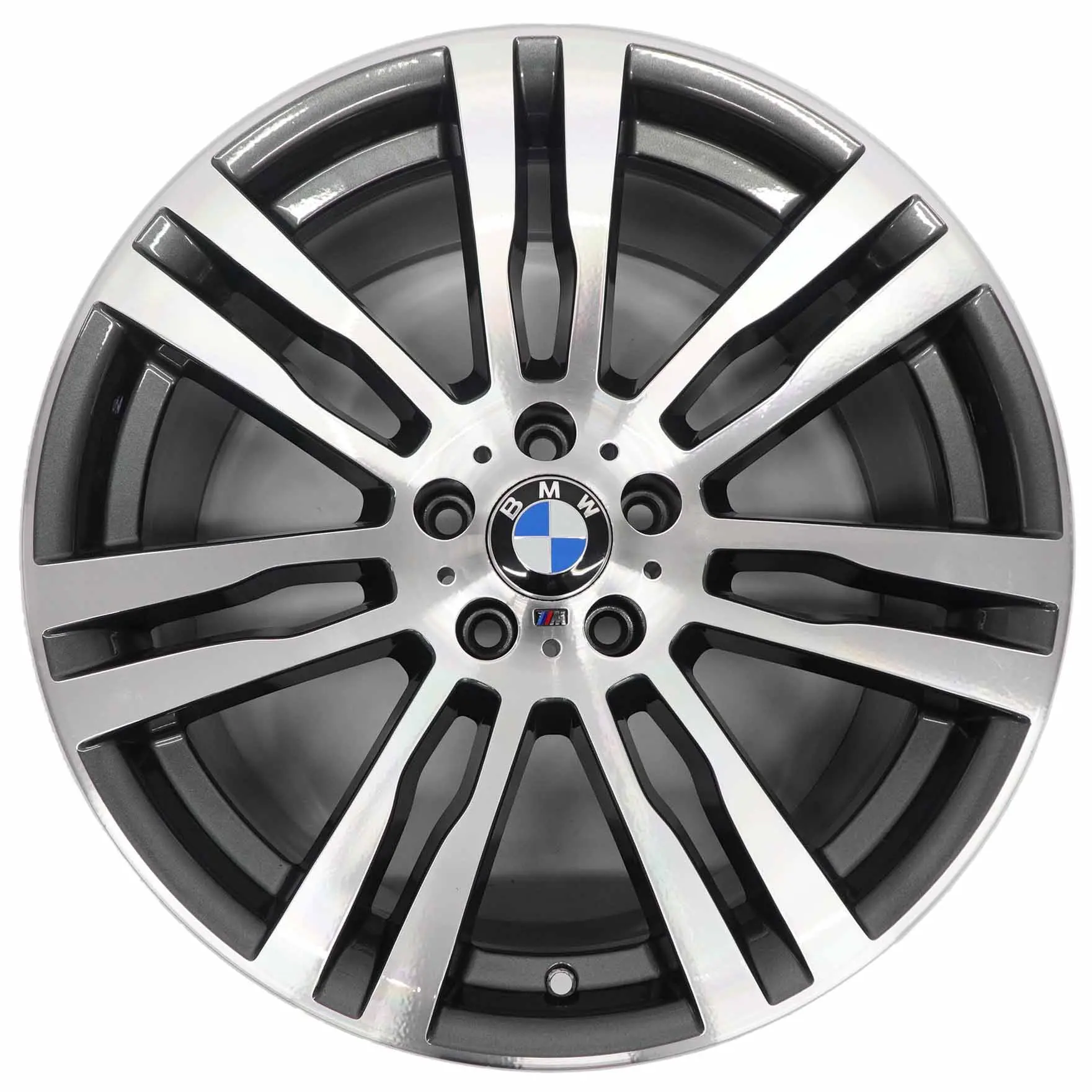 BMW X5 E70 Cerchio in lega leggera Grigio M Doppie razze 20" 11J ET:35 7842184