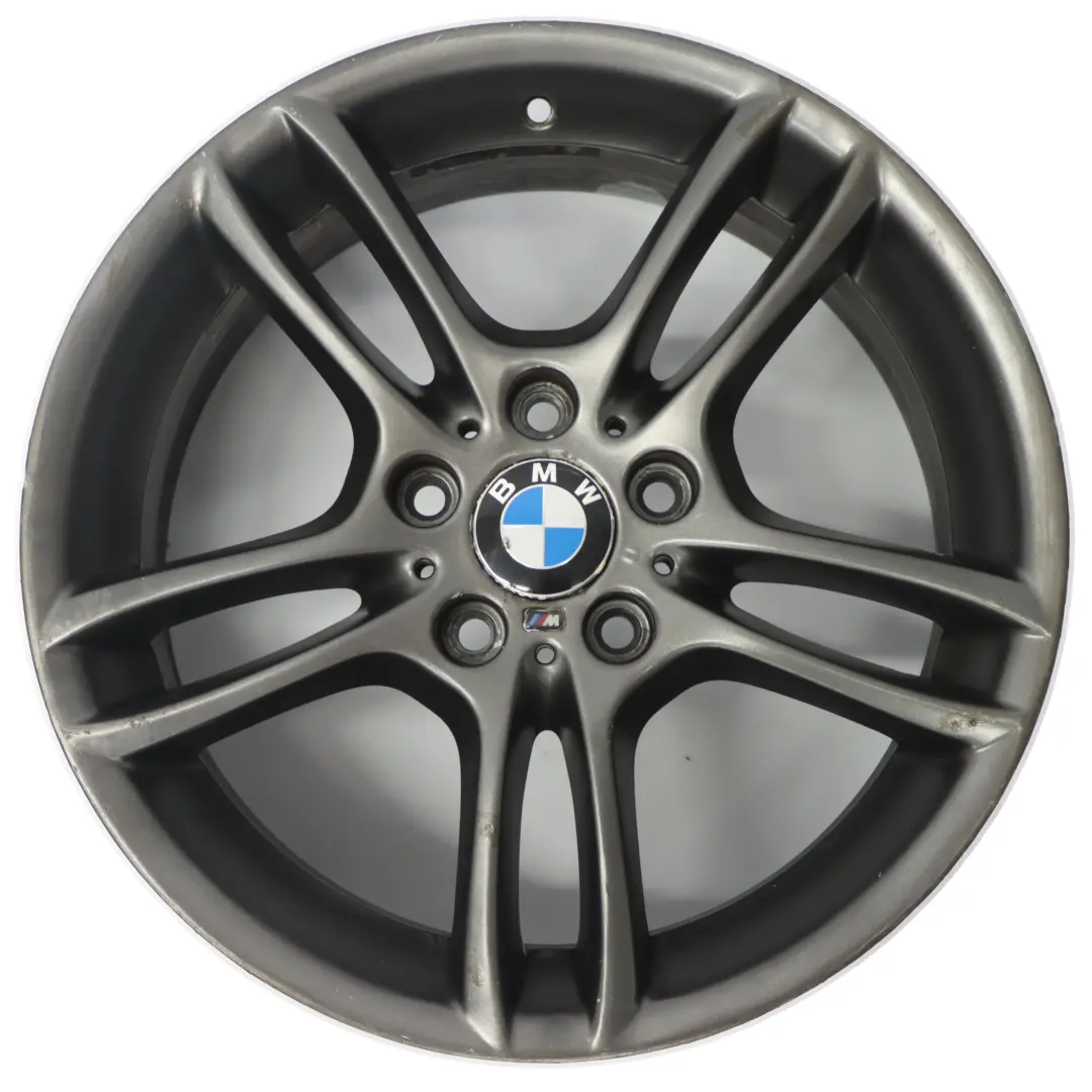 Front Grey Alloy Wheel Rim 18" 7,5J M Double Spoke 261 BMW E81 E87 - SKU 7842607-2 - Part number 7842607