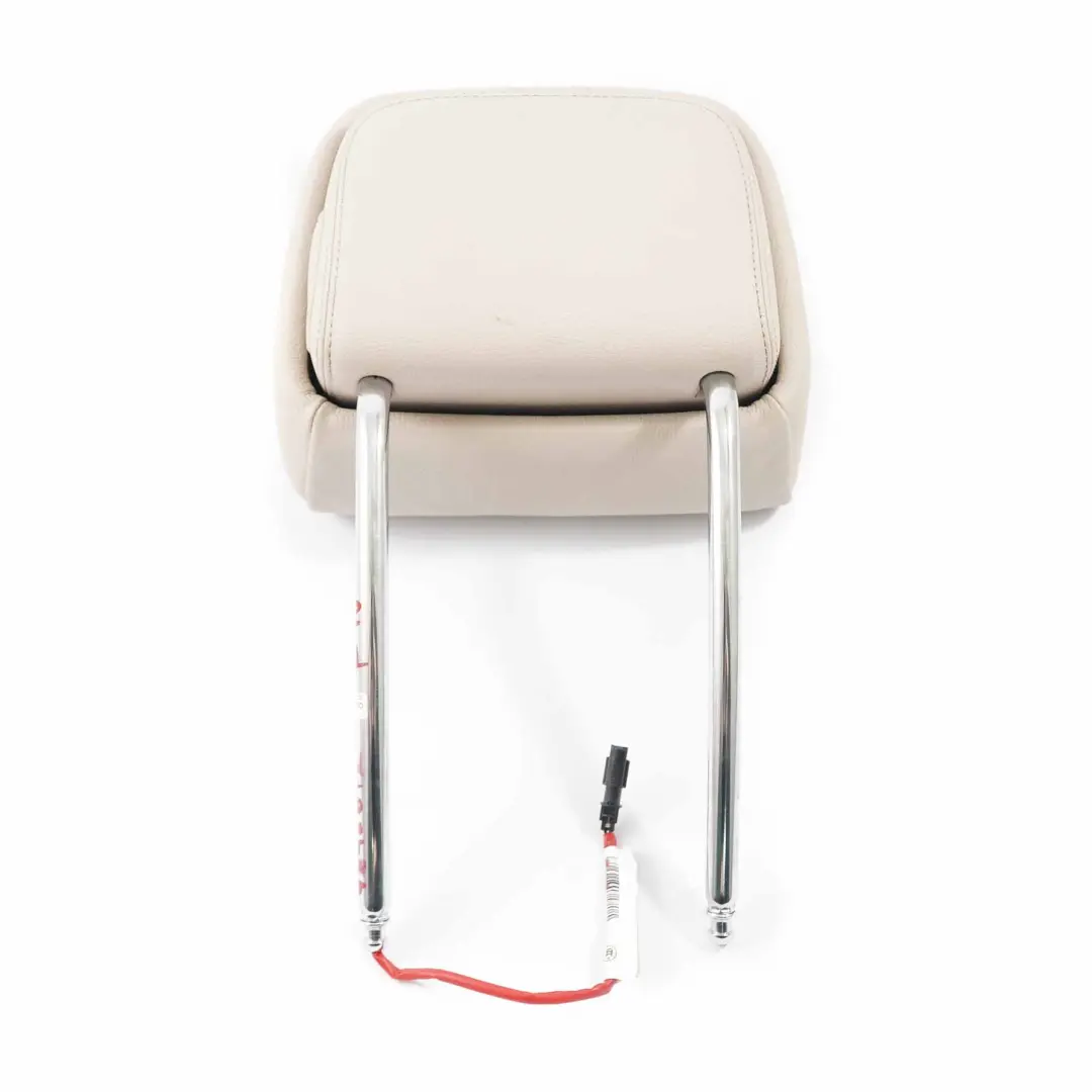  Front Seat Headrest BMW F10 F11 Electric Left Right N/O/S Leather Oyster - SKU 7842612 - Part number 7842612
