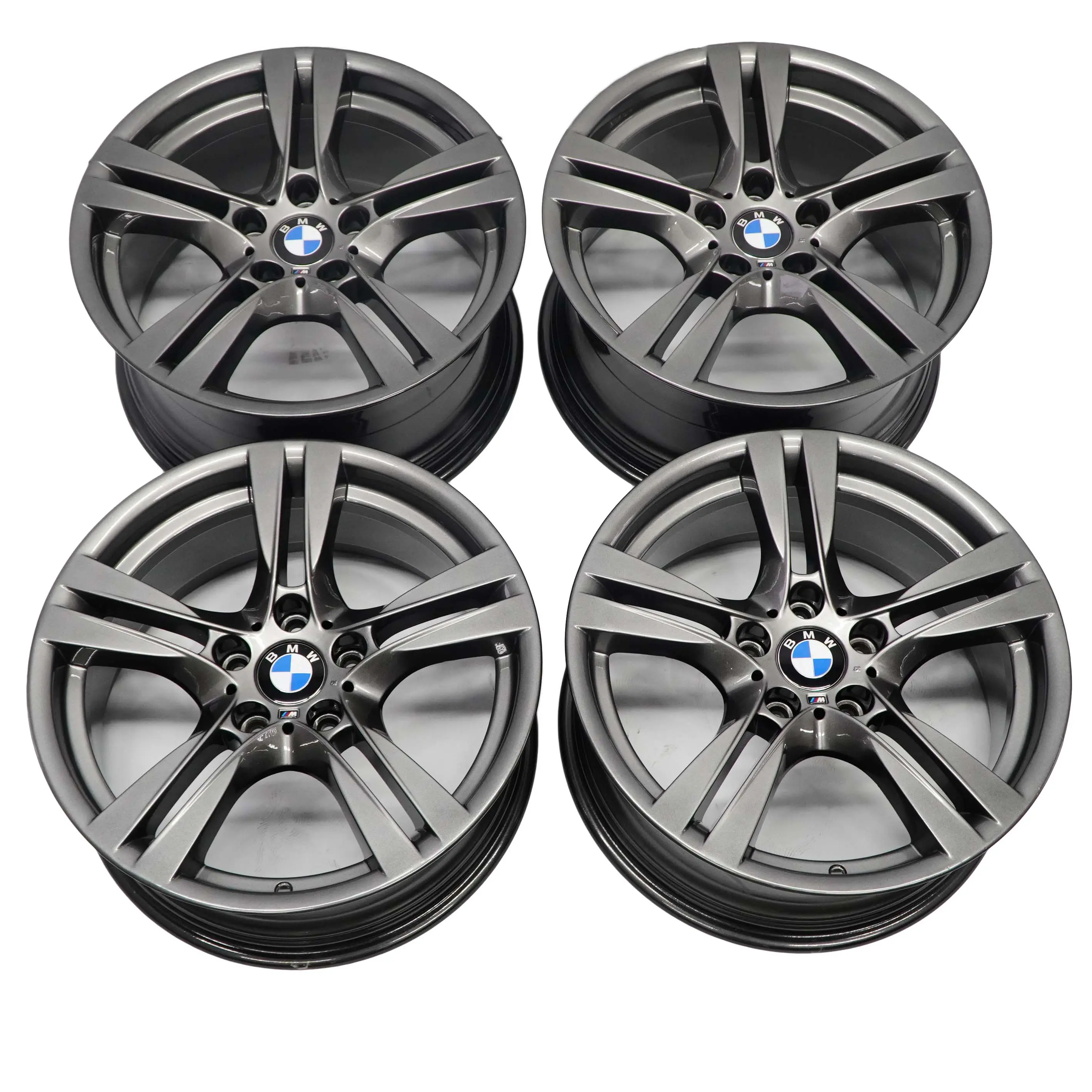 BMW X1 E84 Complete 4x Roue Jantes en Alliage D'Alu 18" M Rayons Doubles 355