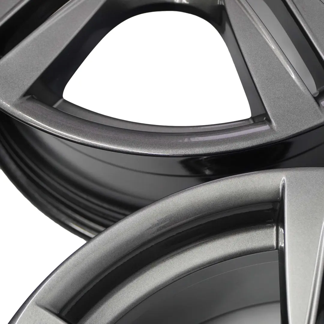 BMW X1 E84 Grey Complete Set 4x Wheel Rim 18" M Double Spoke 355 7842636 7842637 - SKU 7842636/7842637 - Part number 7842636/7842637