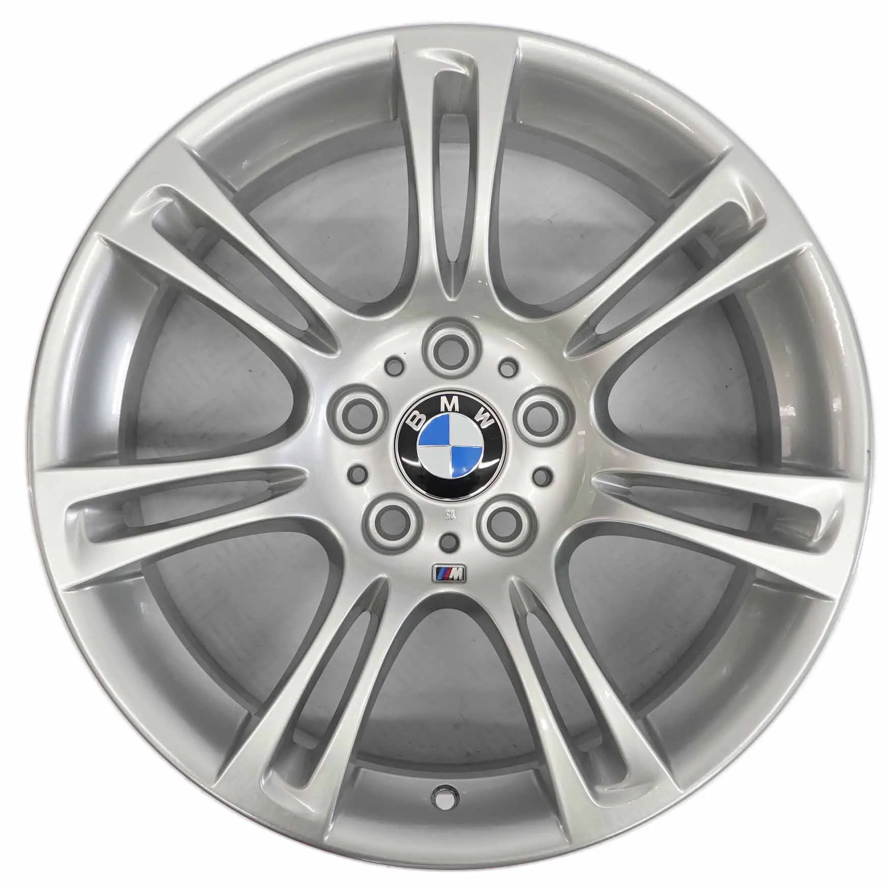 BMW 6 F10 F11 F12 Argento Cerchione IN Lega Ruota M Doppio Raggio 350 8J 18 "