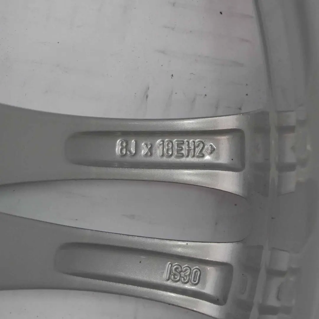 BMW 6 F10 F11 F12 Argento Cerchione IN Lega Ruota M Doppio Raggio 350 8J 18 " - SKU 7842650 - Numero di parte 7842650