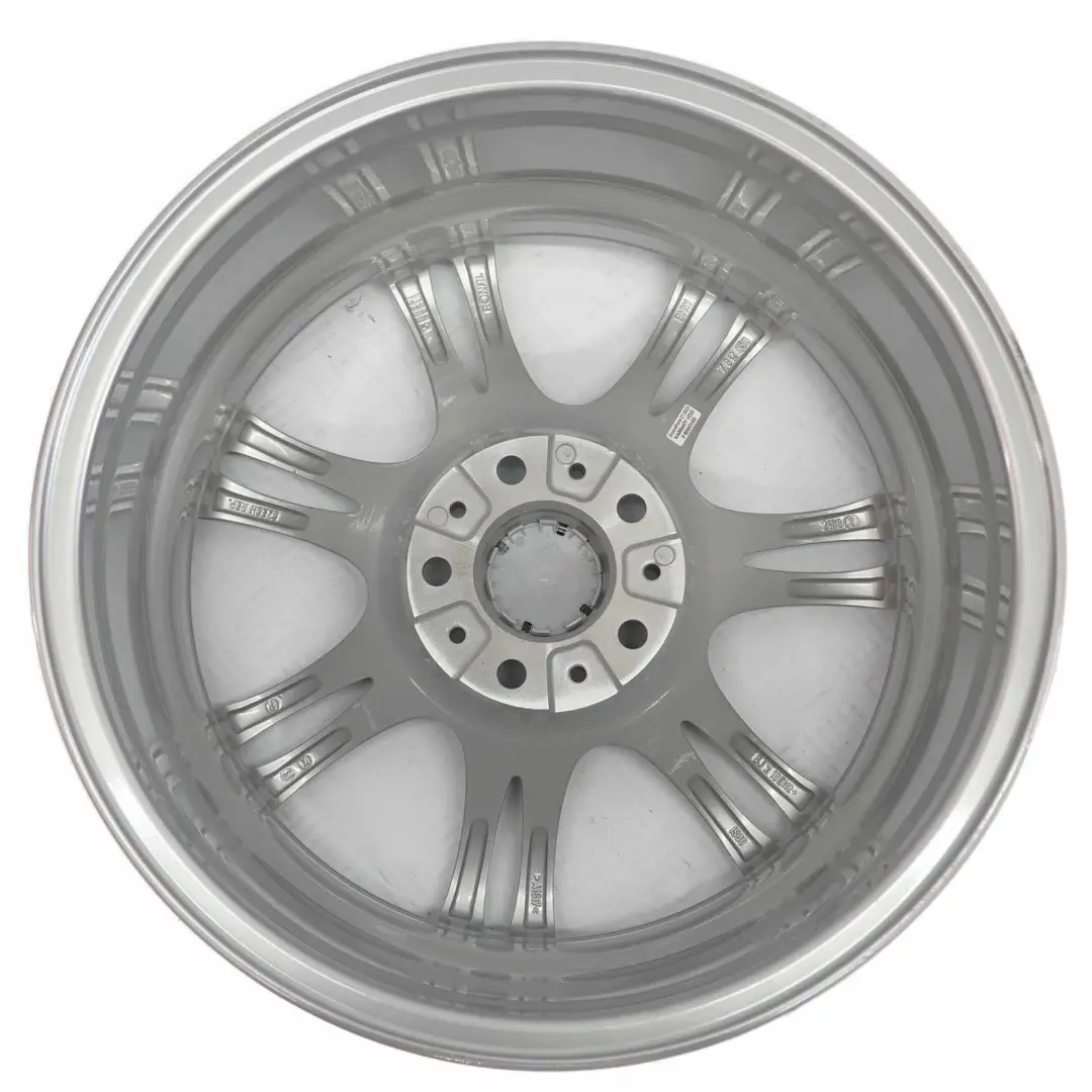 BMW 6 F10 F11 F12 Argento Cerchione IN Lega Ruota M Doppio Raggio 350 8J 18 " - SKU 7842650 - Numero di parte 7842650