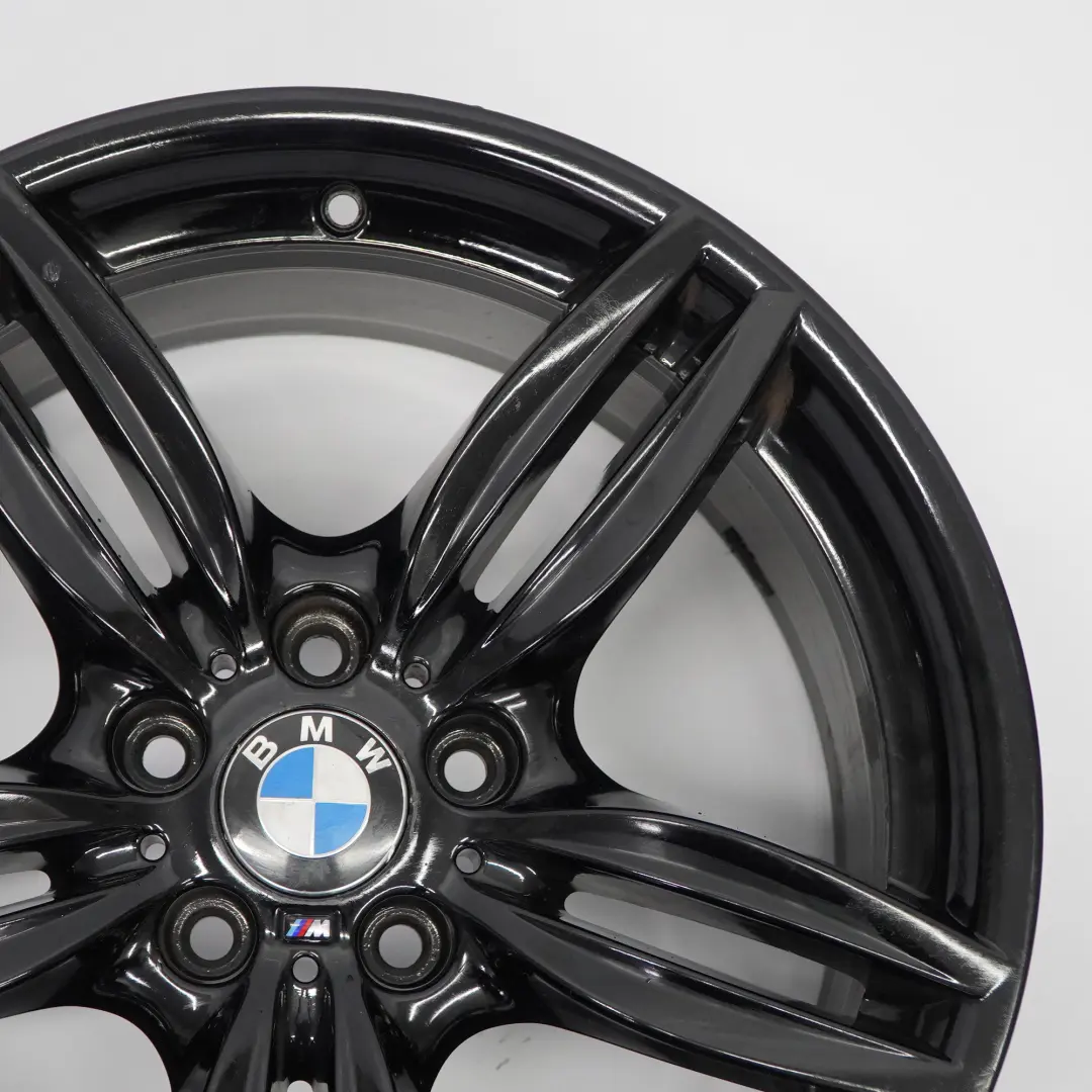 BMW F10 F12 Negro llanta trasera aleación M doble radio 351 9J 19 "ET:44 - SKU 7842653-2 - Número de pieza 7842653
