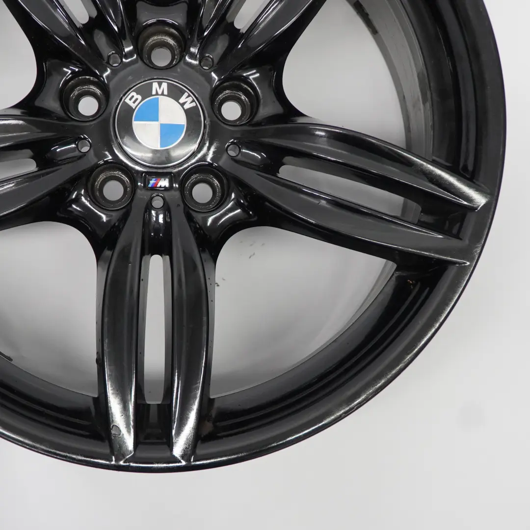 BMW F10 Noir Roue Arrière Jante Alliage M Double Rayon 351 9J 19" ET:44 - SKU 7842653-2 - Numéro de pièce 7842653