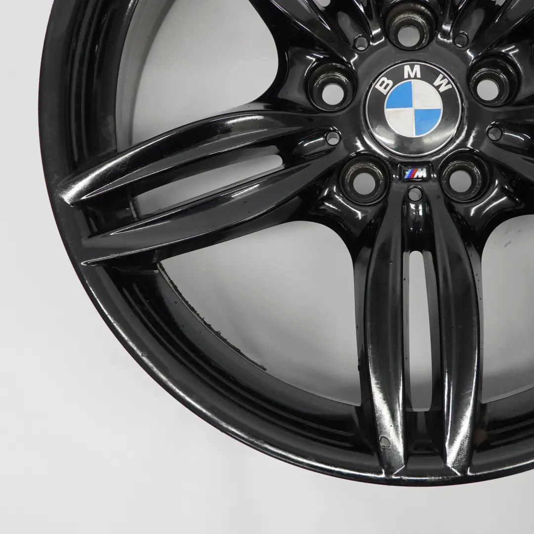 Alloy Rim M Double Spoke 351 9J 19" ET:44 BMW F10 F12 Black Rear Wheel - SKU 7842653-2 - Part number 7842653