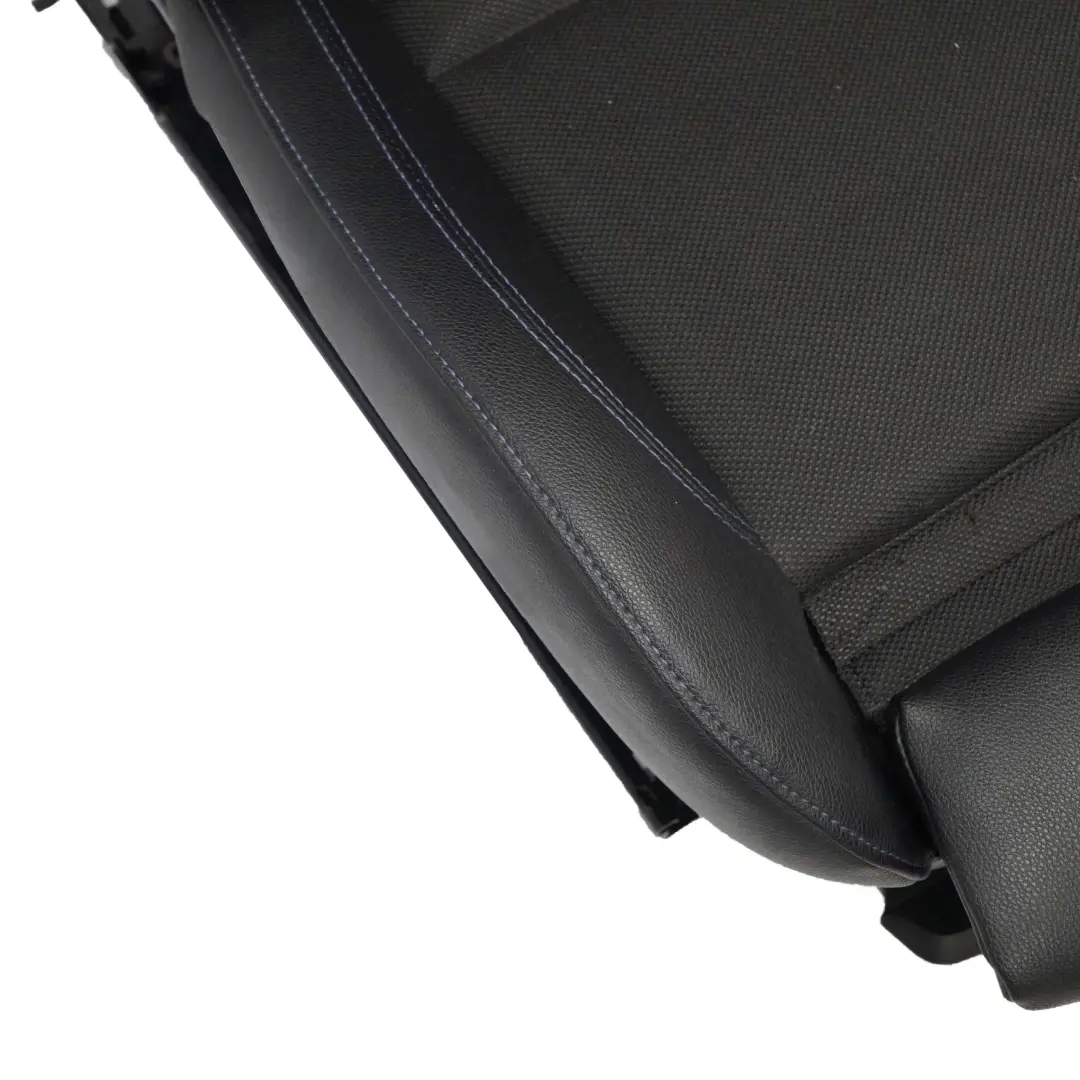 Asiento Deportivo Delantero Izqueirdo Imitacion Cuero Tejido Azul Hilo para BMW E87 con número de pieza 7842723 BMW E87 Asiento Deportivo Delantero Izqueirdo Imitacion Cuero Tejido Azul Hilo - SKU 7842723-1 - Número de pieza 7842723