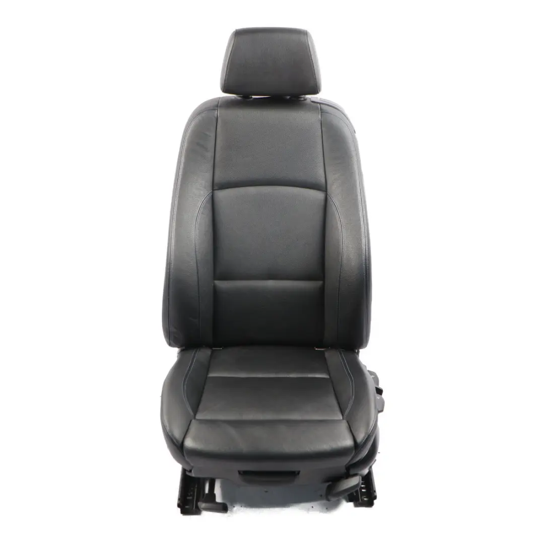  Front Seat BMW E81 E82 Left N/S M Sport Heated Black Schwarz Leather Boston - SKU 7842729-1 - Part number 7842729