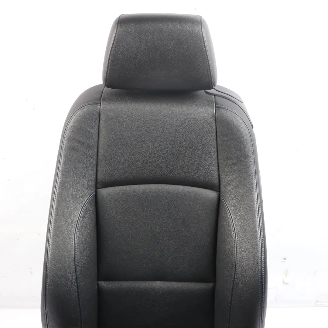  Front Seat BMW E81 E82 Left N/S M Sport Heated Black Schwarz Leather Boston - SKU 7842729-1 - Part number 7842729