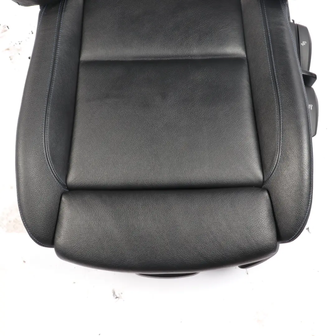  Front Seat BMW E81 E82 Left N/S M Sport Heated Black Schwarz Leather Boston - SKU 7842729-1 - Part number 7842729