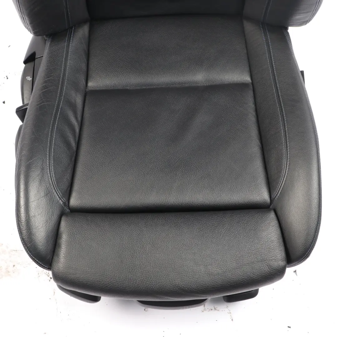  Front Seat BMW E81 E82 Right O/S M Sport Heated Black Schwarz Leather Boston - SKU 7842730-1 - Part number 7842730