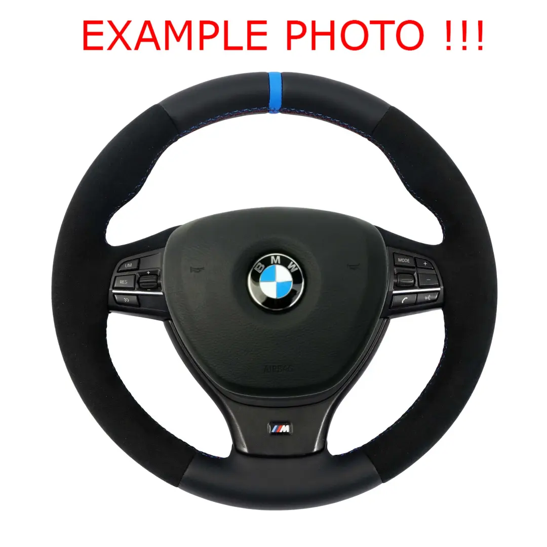 NUEVO Cuero Negro / Alcantara M Sport Volante para BMW F01 F07 GT F10 F11 F12 con número de pieza 7842807 BMW F01 F07 GT F10 F11 F12 NUEVO Cuero Negro / Alcantara M Sport Volante - SKU 7842807-1 - Número de pieza 7842807