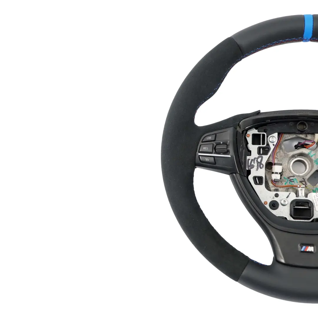 NUEVO Cuero Negro / Alcantara M Sport Volante para BMW F01 F07 GT F10 F11 F12 con número de pieza 7842807 BMW F01 F07 GT F10 F11 F12 NUEVO Cuero Negro / Alcantara M Sport Volante - SKU 7842807-1 - Número de pieza 7842807