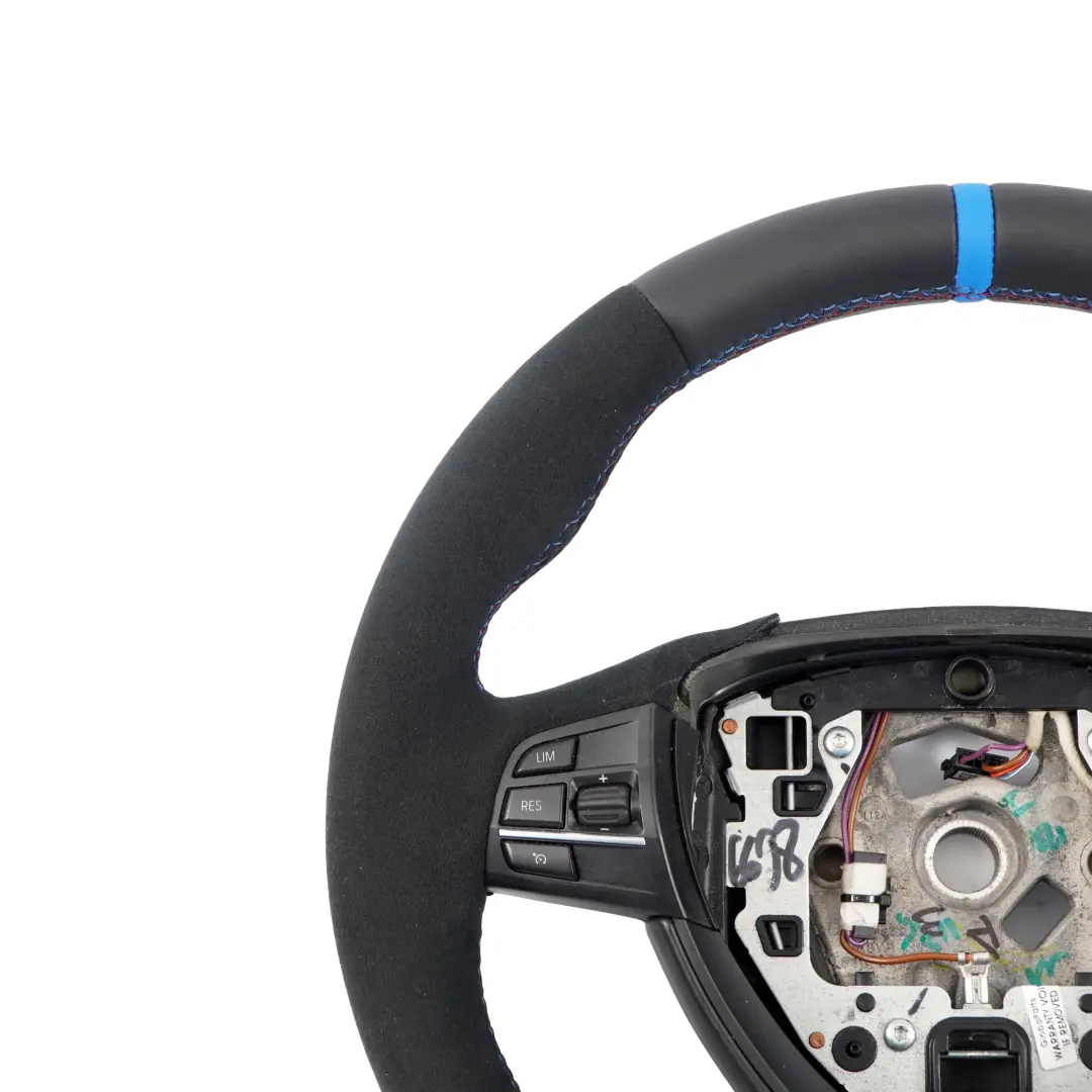 NEU Leder / Alcantara Sportlenkrad M Sport Lenkrad für BMW F01 F07 GT F10 F11 F12 mit Teilenummer 7842807 BMW F01 F07 GT F10 F11 F12 NEU Leder / Alcantara Sportlenkrad M Sport Lenkrad - SKU 7842807-1 - Teilenummer 7842807