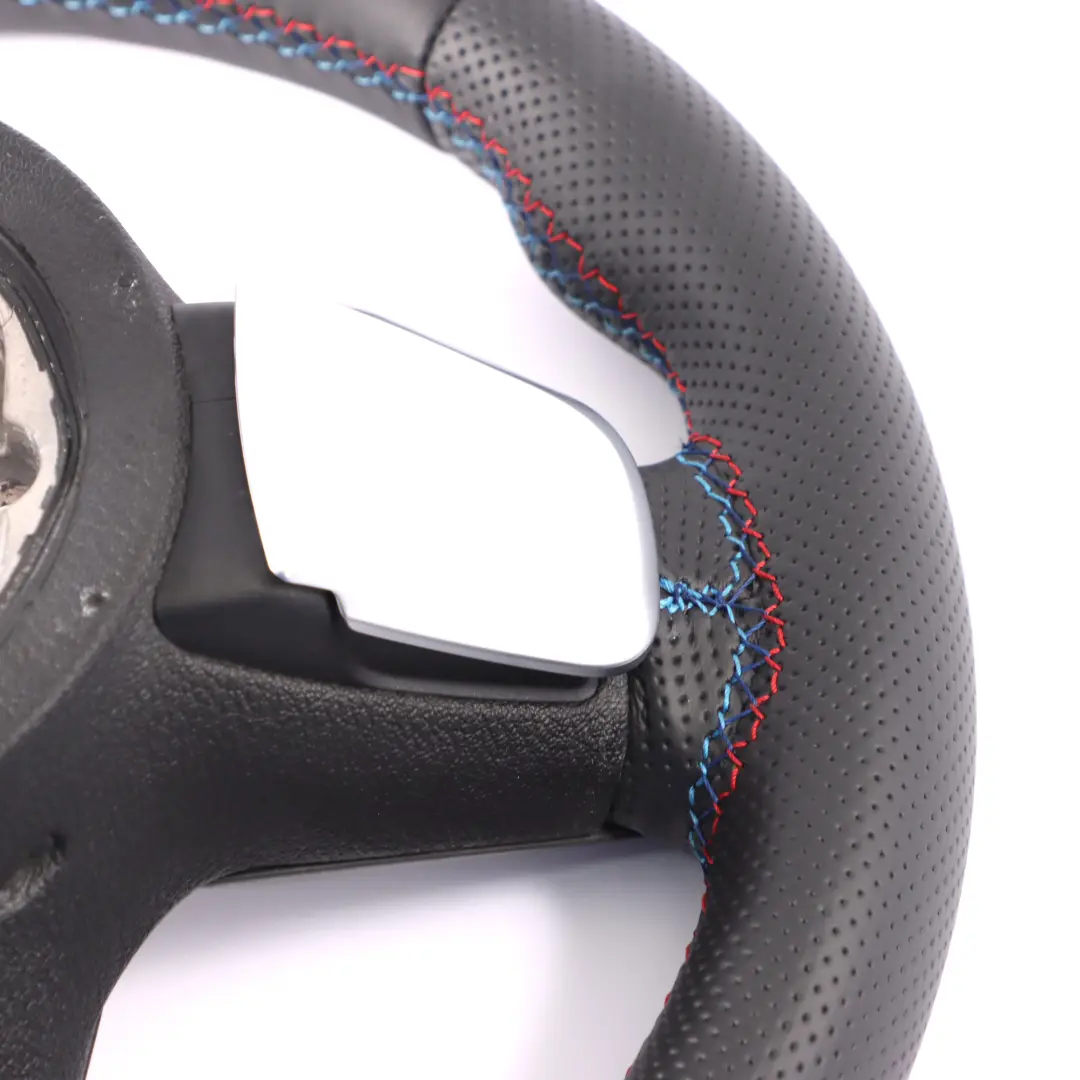 NUOVO NERO Pelle M Sport Volante Cambio al volante M-tricolore per BMW Z4 E89 con numero di parte 7842926 BMW Z4 E89 NUOVO NERO Pelle M Sport Volante Cambio al volante M-tricolore - SKU 7842926-2 - Numero di parte 7842926