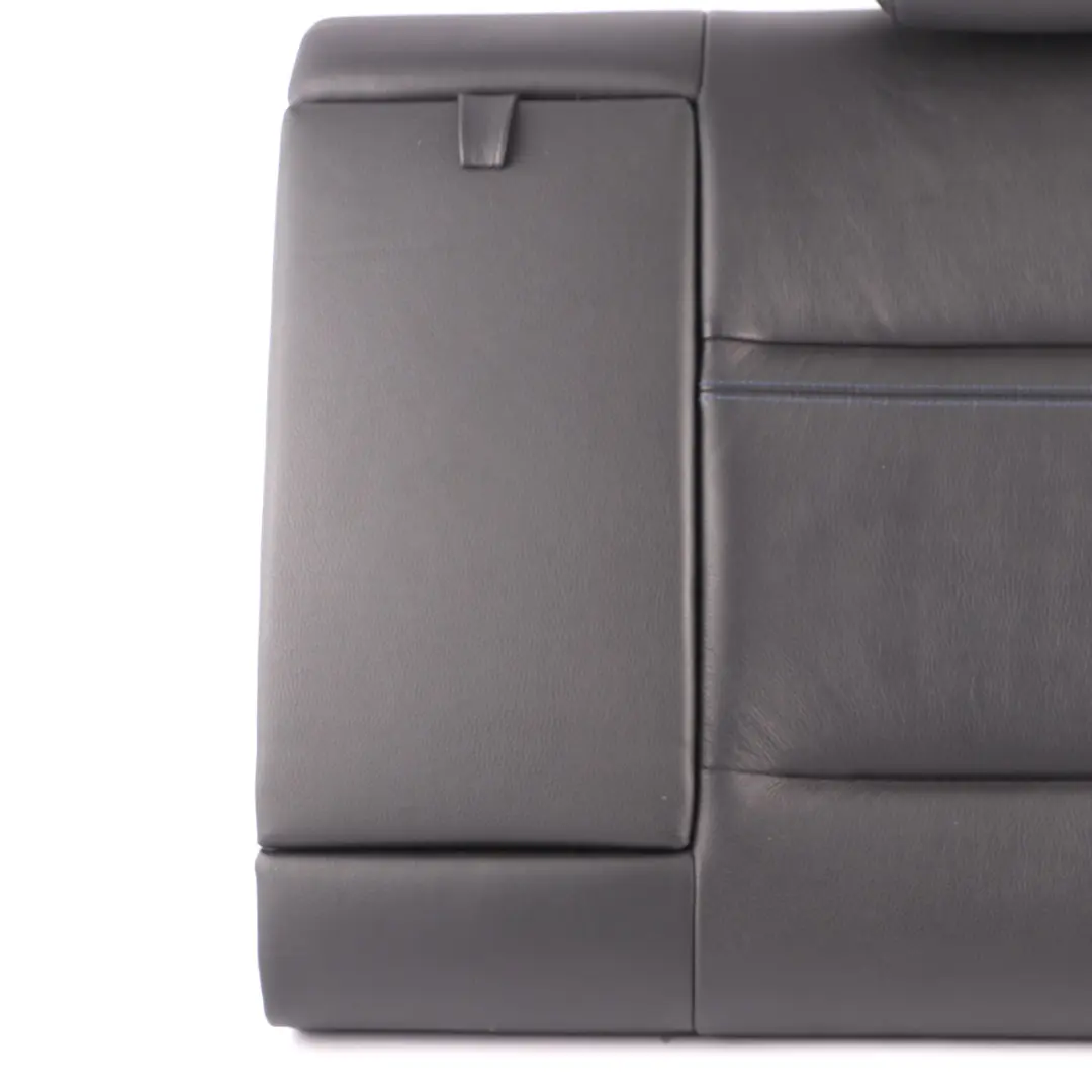 BMW E92 Backrest Rear Left Seat N/S Back Cover Black Leather Blue Contrast - SKU 7843025 - Part number 7843025
