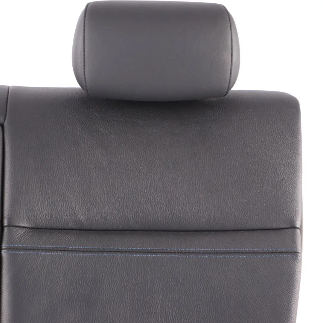 BMW E92 Backrest Rear Left Seat N/S Back Cover Black Leather Blue Contrast - SKU 7843025 - Part number 7843025