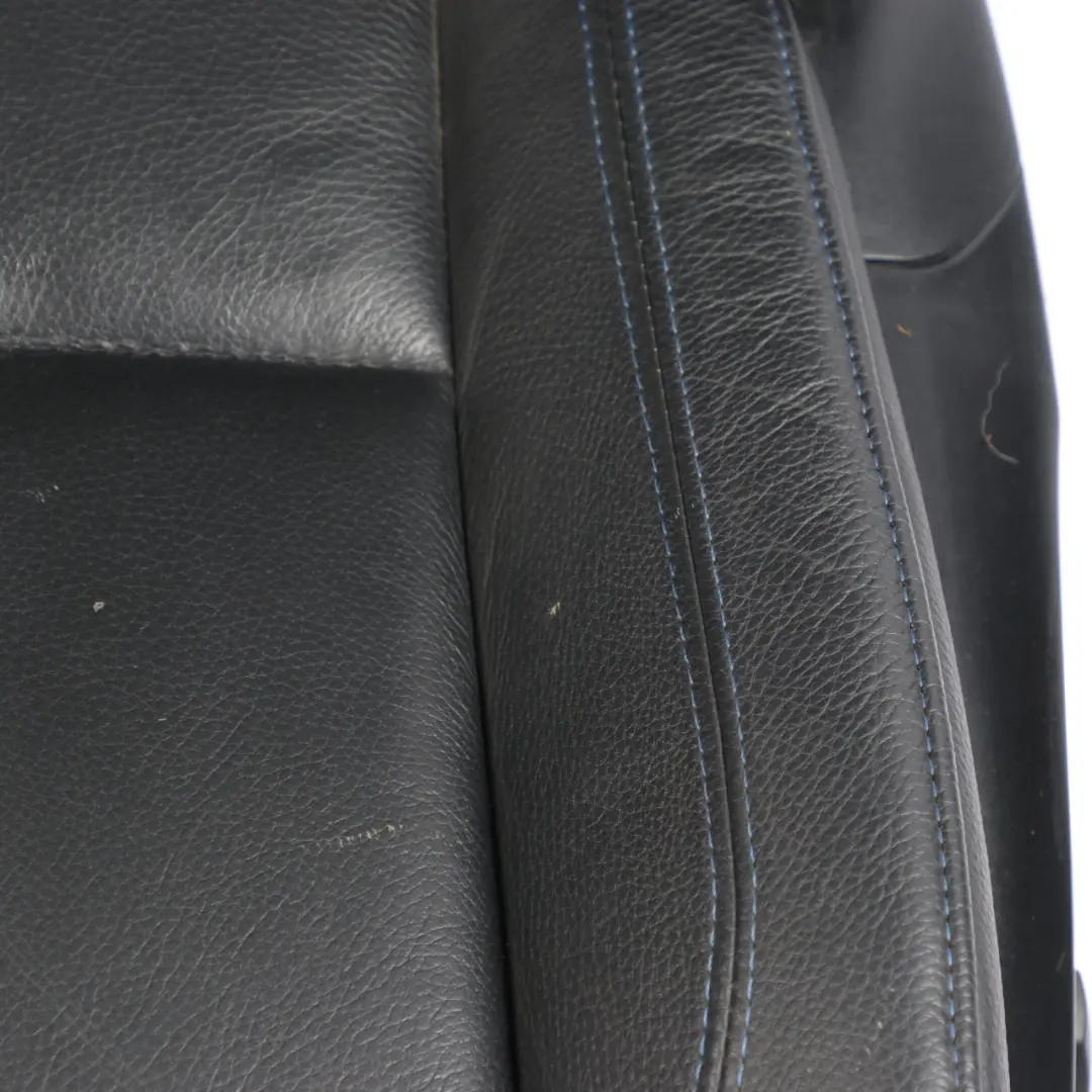 BMW E92 LCI M Sport Schwarz Leder vorne links Sitz Kontrast Blau Elektrisch - SKU 7843049-1 - Teilenummer 7843049