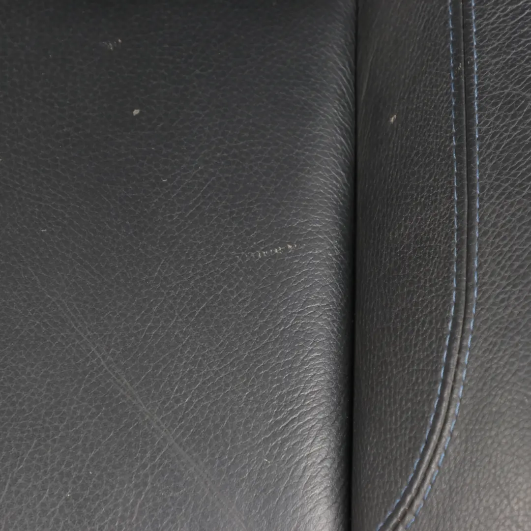 BMW E92 LCI M Sport Siège avant gauche en cuir noir contrasté bleu électrique - SKU 7843049-1 - Numéro de pièce 7843049