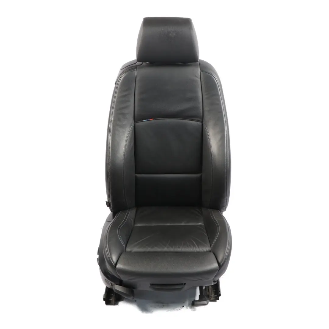 Sitz Sportsitz Vorne Rechts Schwarz Leder Dakota Kontrast Blau für BMW E92 M Sport mit Teilenummer 7843050 BMW E92 M Sport Sitz Sportsitz Vorne Rechts Schwarz Leder Dakota Kontrast Blau - SKU 7843050-1 - Teilenummer 7843050