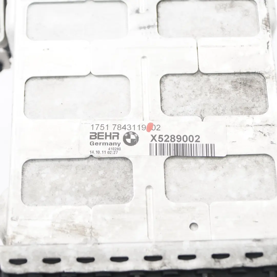 BMW F10 M5 F12 F13 M6 Refroidisseur d'air de charge Radiateur 1-4 CYL - SKU 7843119 - Numéro de pièce 7843119