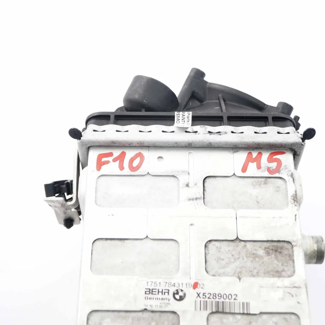 Charge Air Cooler Intercooler Radiator 1-4 CYL to BMW F10 M5 F12 F13 M6 with Part number 7843119 BMW F10 M5 F12 F13 M6 Charge Air Cooler Intercooler Radiator 1-4 CYL - SKU 7843119 - Part number 7843119