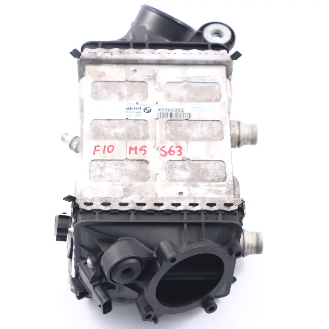 S63N Intercooler Charge Air Radiator Cyl. 5-8 BMW F10 M5 F12 F13 M6 - SKU 7843123 - Part number 7843123
