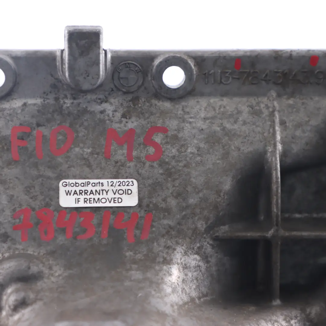 BMW F10 M5 F12 F13 M6 S63N Petrol Engine Oil Sump Pan Upper Part 7843143 - SKU 7843141 - Part number 7843141