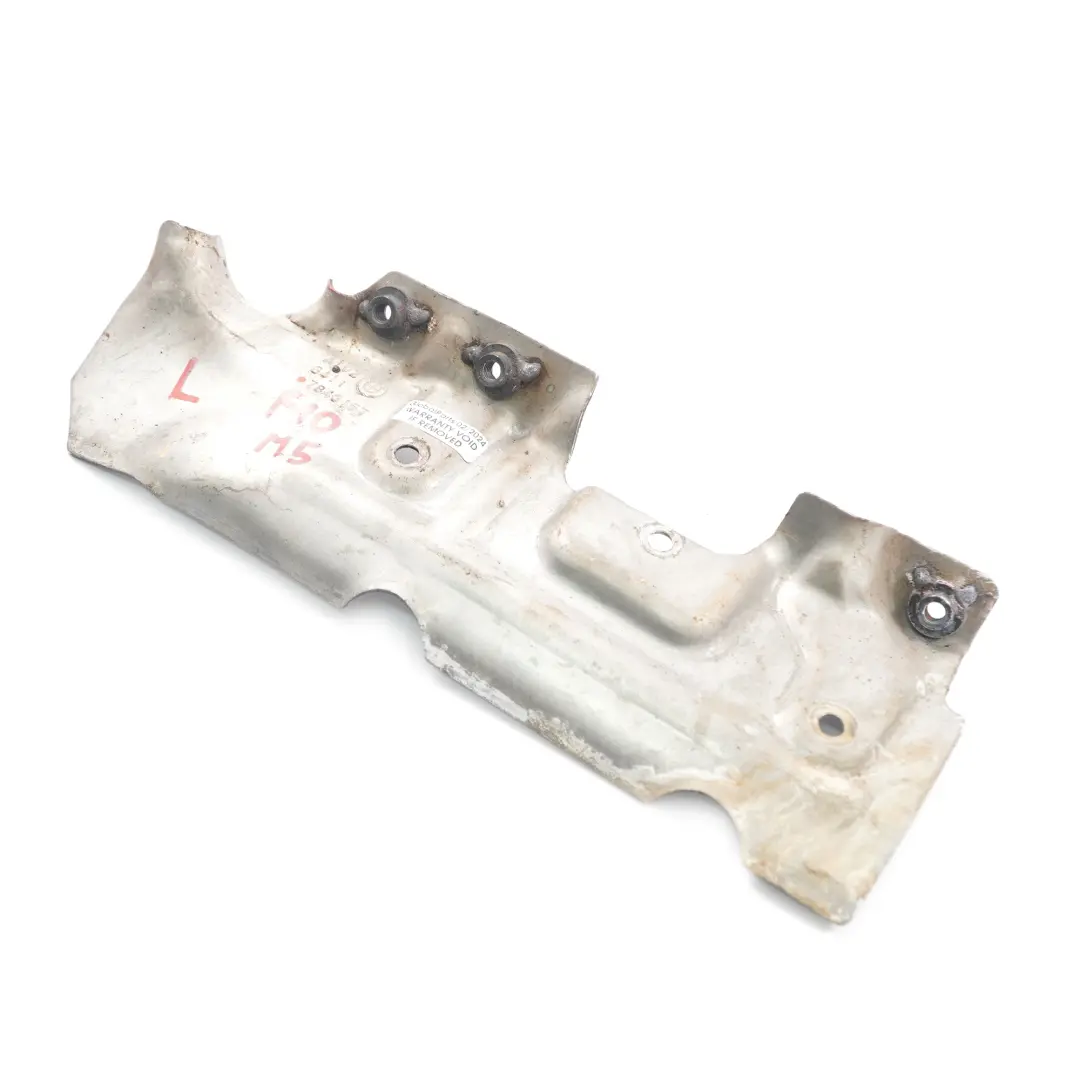 termico BMW F10 M5 Piastra turbocompressore sinistro Cyl.5-8 per Scudo con numero di parte 7843157 Scudo termico BMW F10 M5 Piastra turbocompressore sinistro Cyl.5-8 - SKU 7843157 - Numero di parte 7843157