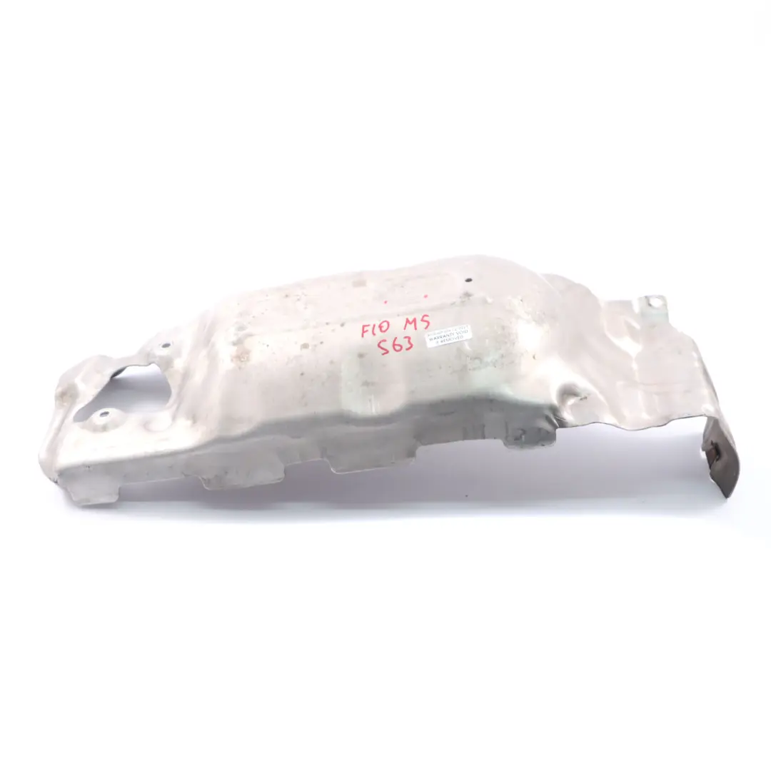 S63N Turbocharger Bottom Heat Shield Cover to BMW F10 M5 F06 F12 F13 M6 with Part number 7843158 BMW F10 M5 F06 F12 F13 M6 S63N Turbocharger Bottom Heat Shield Cover - SKU 7843158 - Part number 7843158