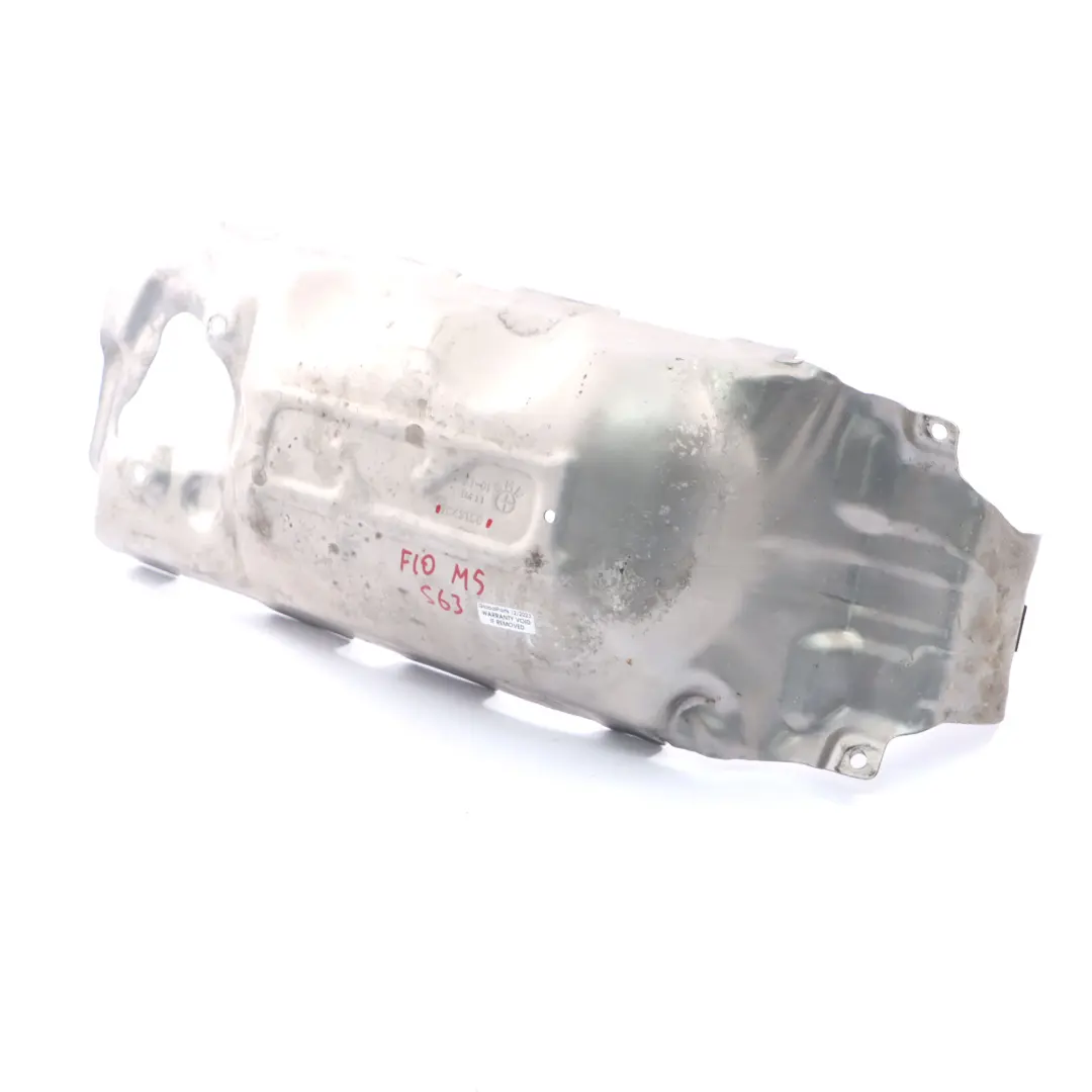 BMW F10 M5 F06 F12 F13 M6 S63N Schermo termico inferiore del turbocompressore - SKU 7843158 - Numero di parte 7843158