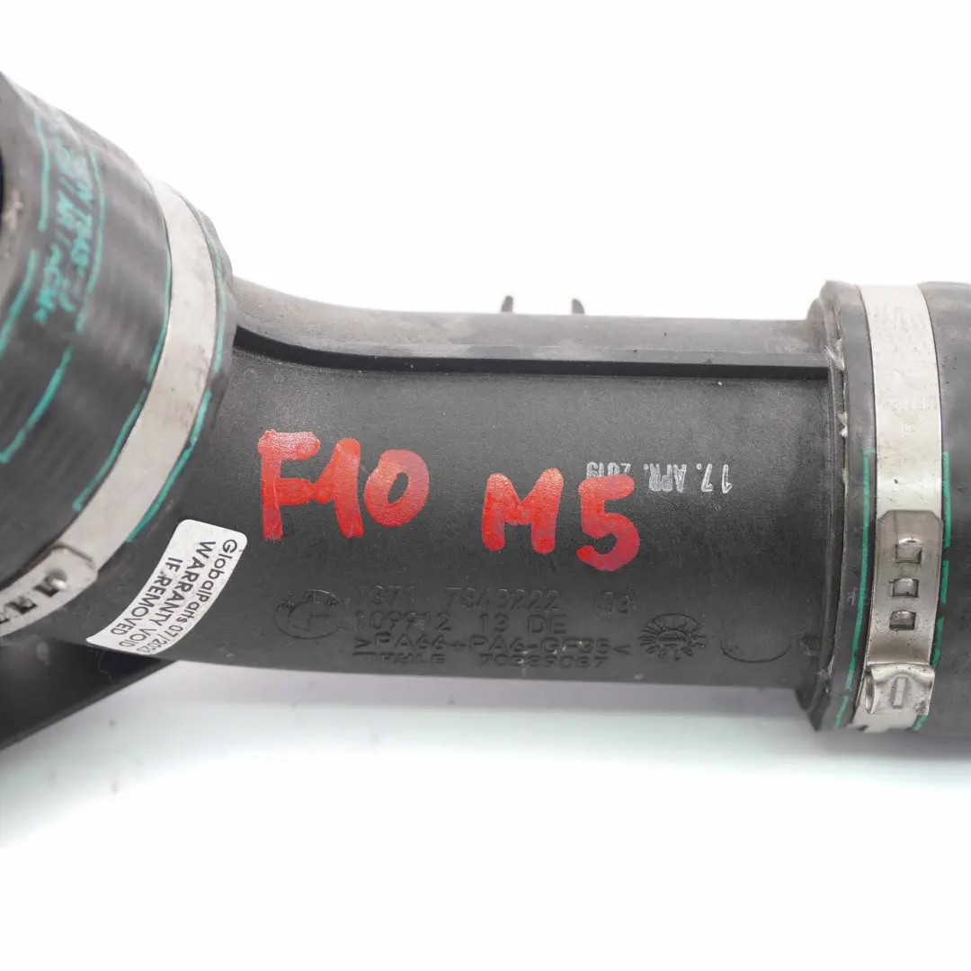 BMW F10 M5 F12 M6 Tubo de la manguera del colector de admisión - SKU 7843222 - Número de pieza 7843222