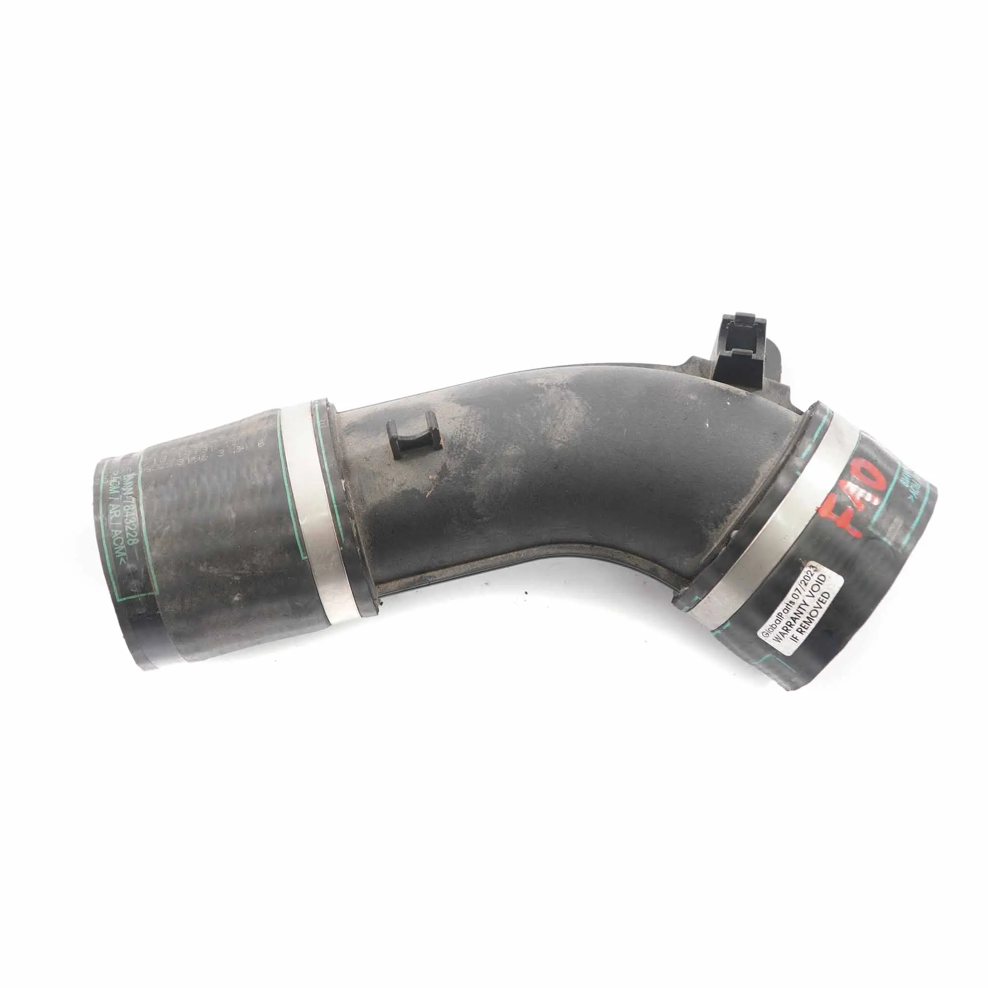 Ligne de charge d'air BMW F10 M5 F12 M6 Tuyau du collecteur d'admission 7843229