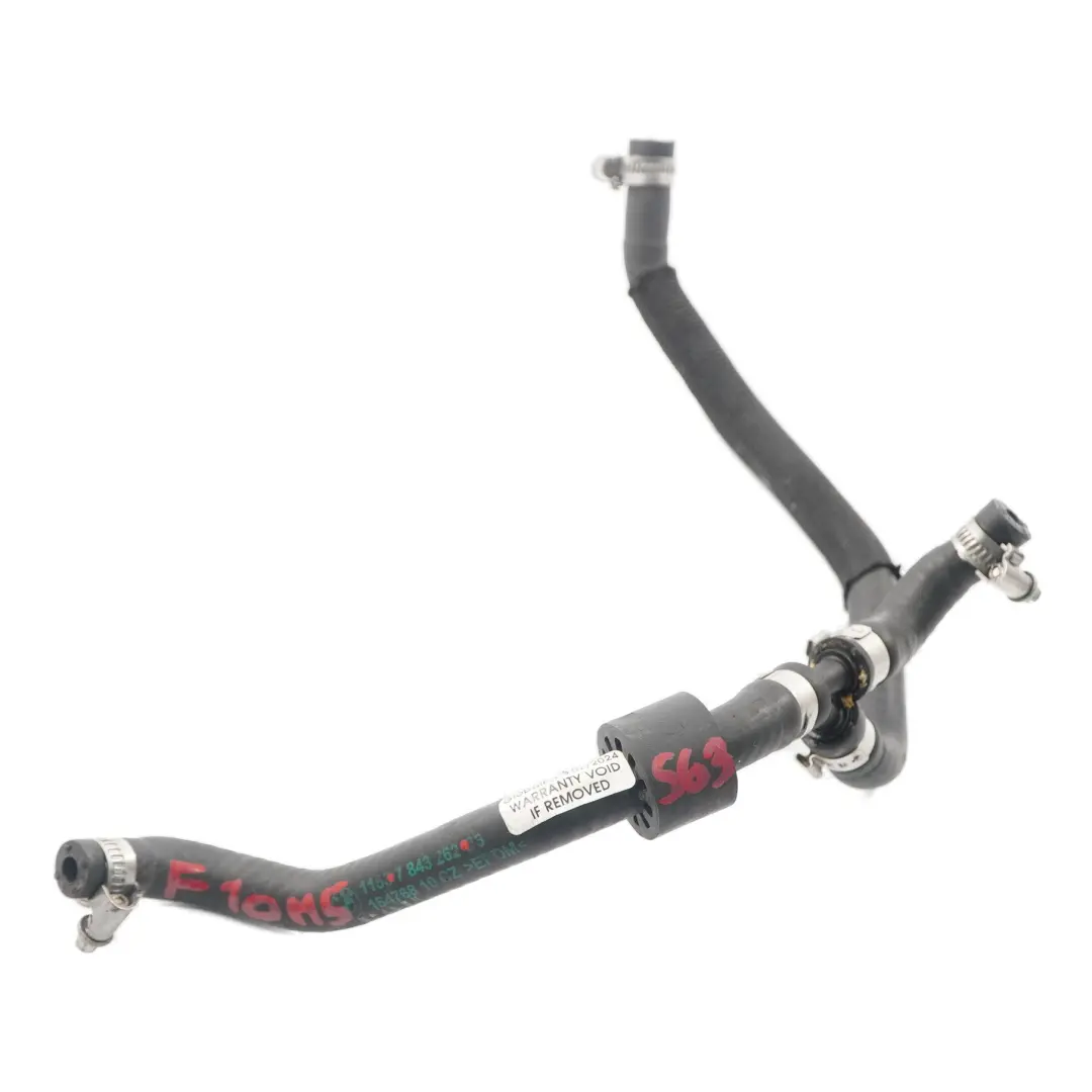 Vent Pipe BMW F10 M5 F12 F13 M6 Cooling Line Water Hose Engine Cooler to with Part number 7843262 Vent Pipe BMW F10 M5 F12 F13 M6 Cooling Line Water Hose Engine Cooler - SKU 7843262 - Part number 7843262