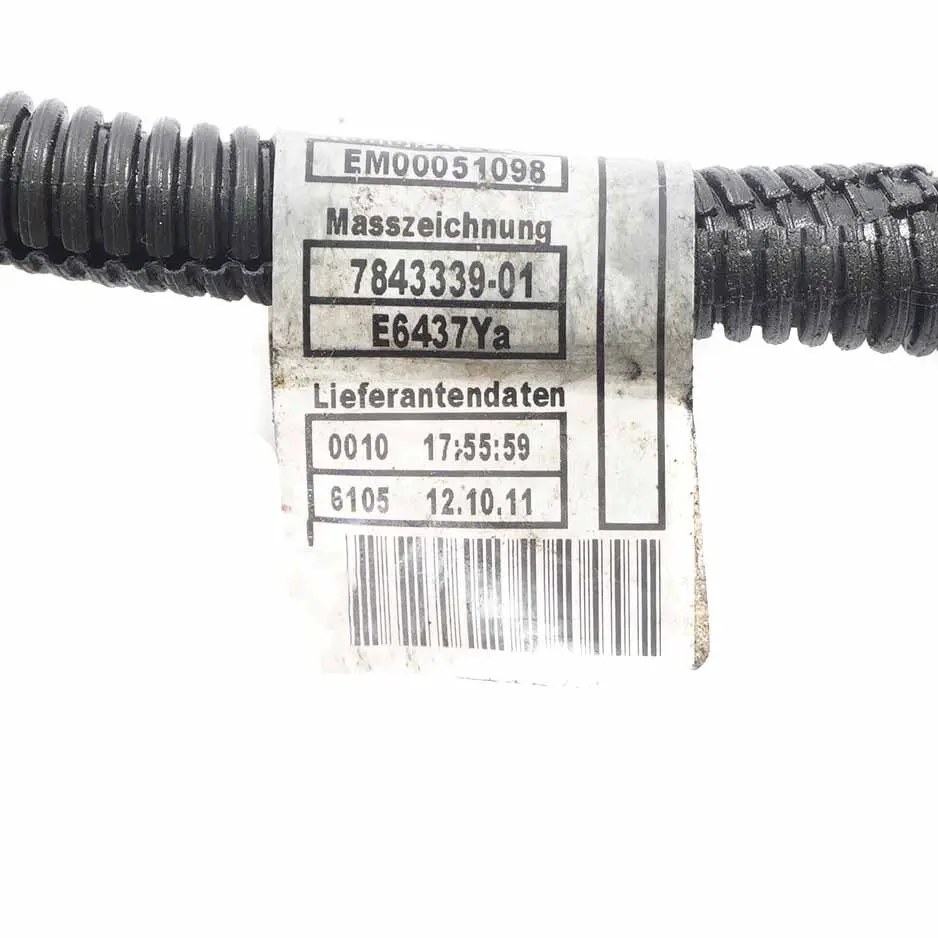 BMW F10 M5 F13 M6 Wiązka Przewodów Silnika - SKU 7843338 - Numer Części 7843338