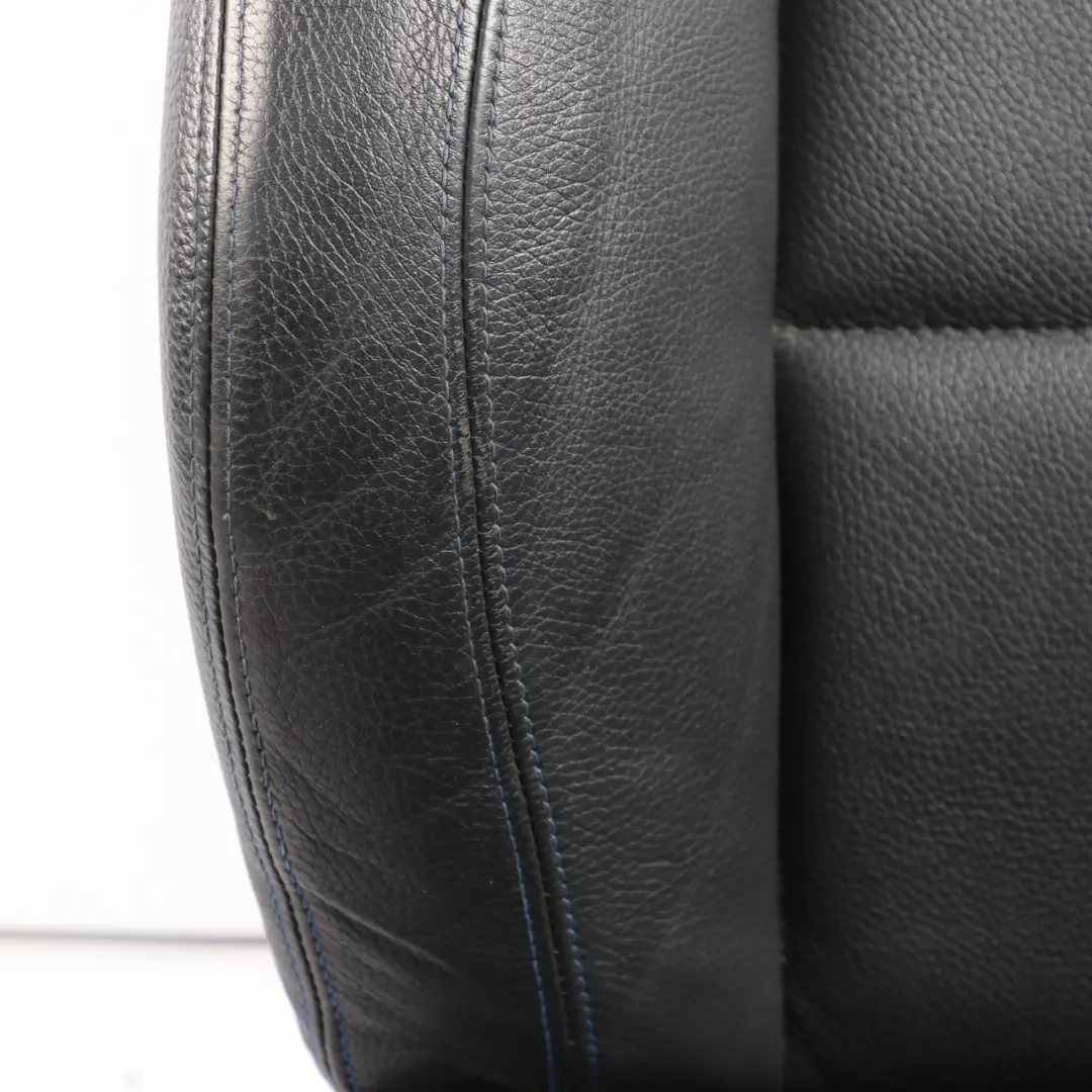 Front Seat BMW E90 E91 LCI Right O/S M Sport Heated Black Leather Dakota Blue to with Part number 7843514 Front Seat BMW E90 E91 LCI Right O/S M Sport Heated Black Leather Dakota Blue - SKU 7843514 - Part number 7843514