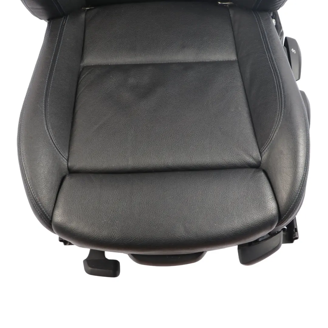  Siège Avant BMW E90 E91 LCI Gauche M Sport Chauffant Cuir Noir Dakota Bleu - SKU 7843515-2 - Numéro de pièce 7843515