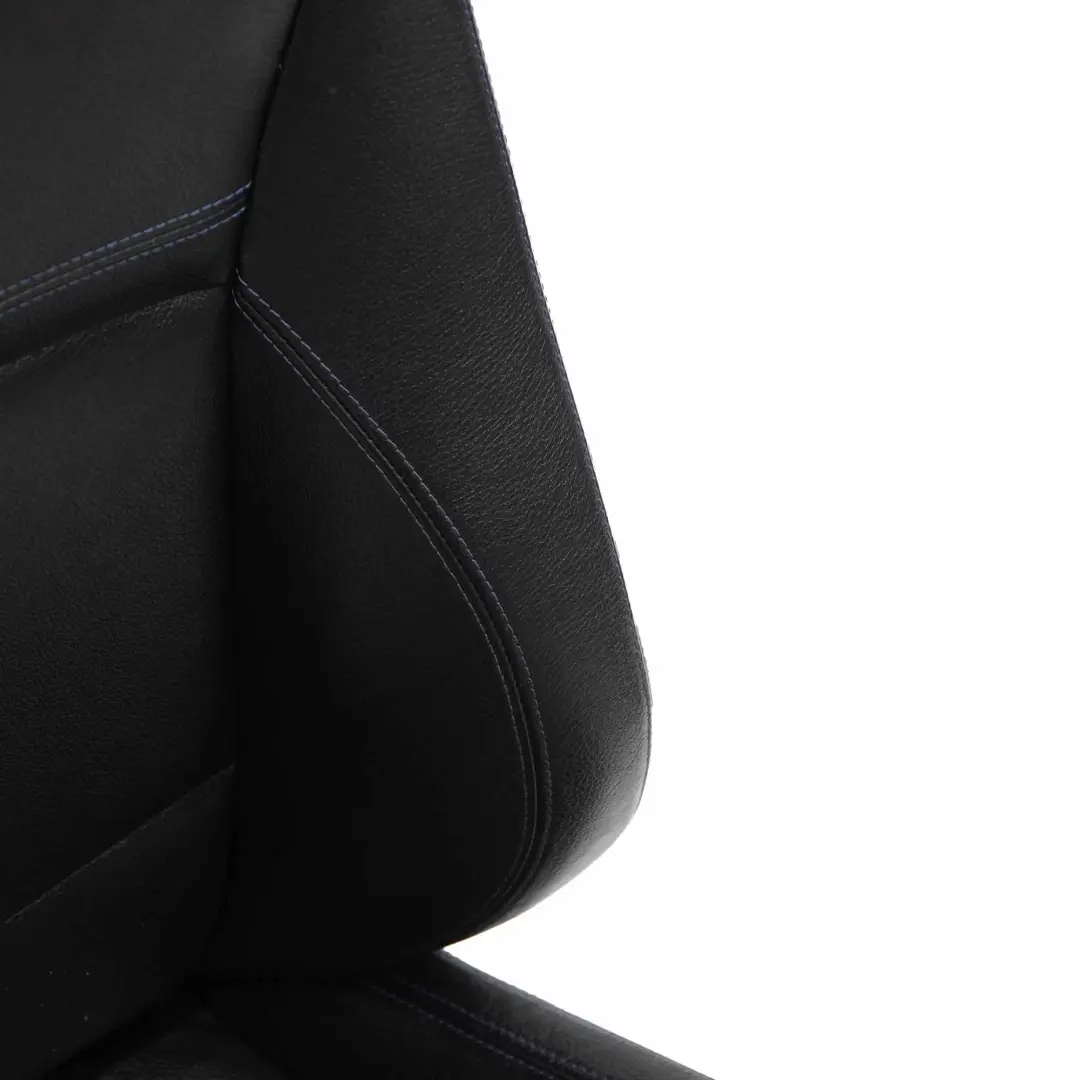 Front Seat BMW E90 E91 LCI Left N/S M Sport Heated Black Leather Dakota Blue to with Part number 7843515 Front Seat BMW E90 E91 LCI Left N/S M Sport Heated Black Leather Dakota Blue - SKU 7843515 - Part number 7843515