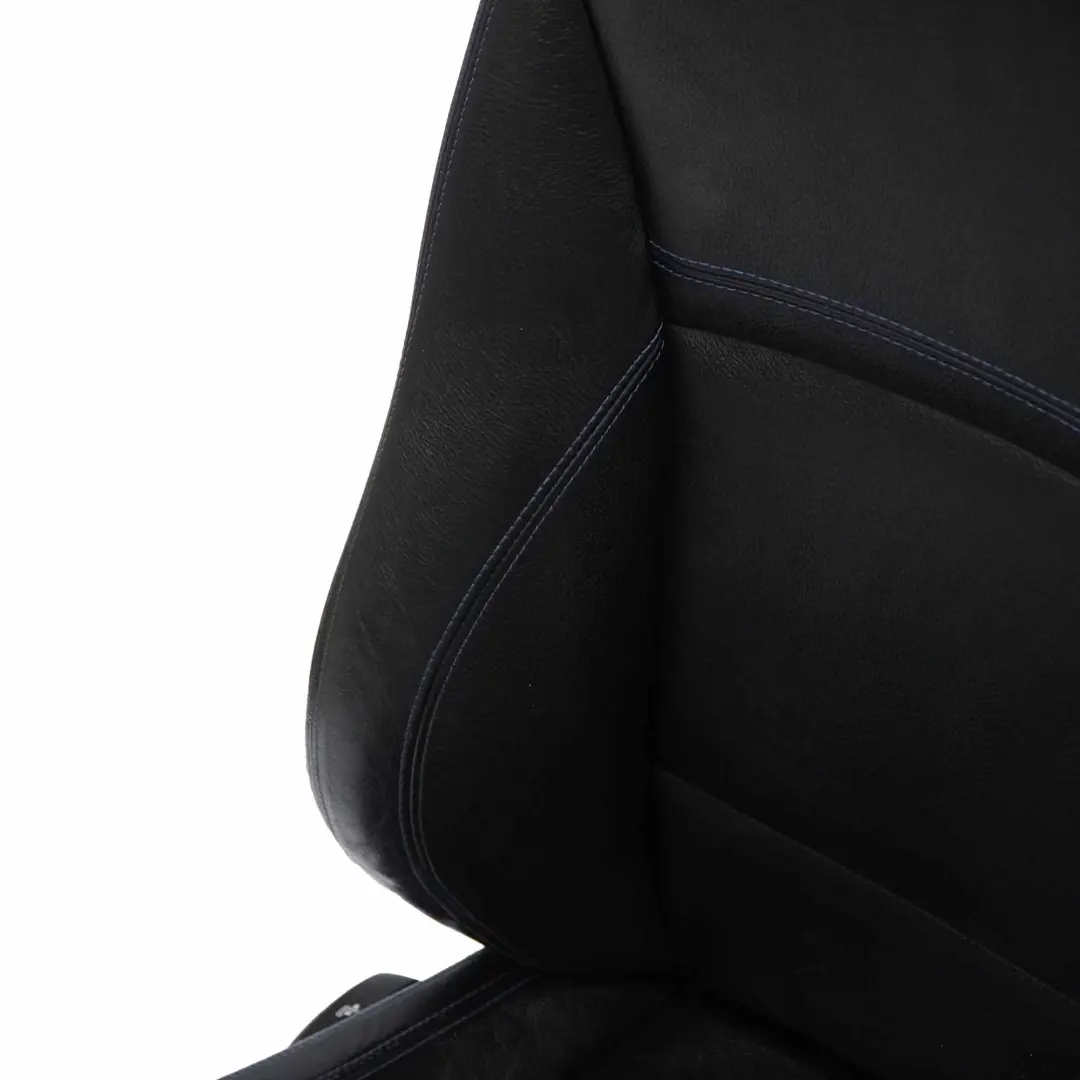 Front Seat BMW E90 E91 LCI Left N/S M Sport Heated Black Leather Dakota Blue to with Part number 7843515 Front Seat BMW E90 E91 LCI Left N/S M Sport Heated Black Leather Dakota Blue - SKU 7843515 - Part number 7843515